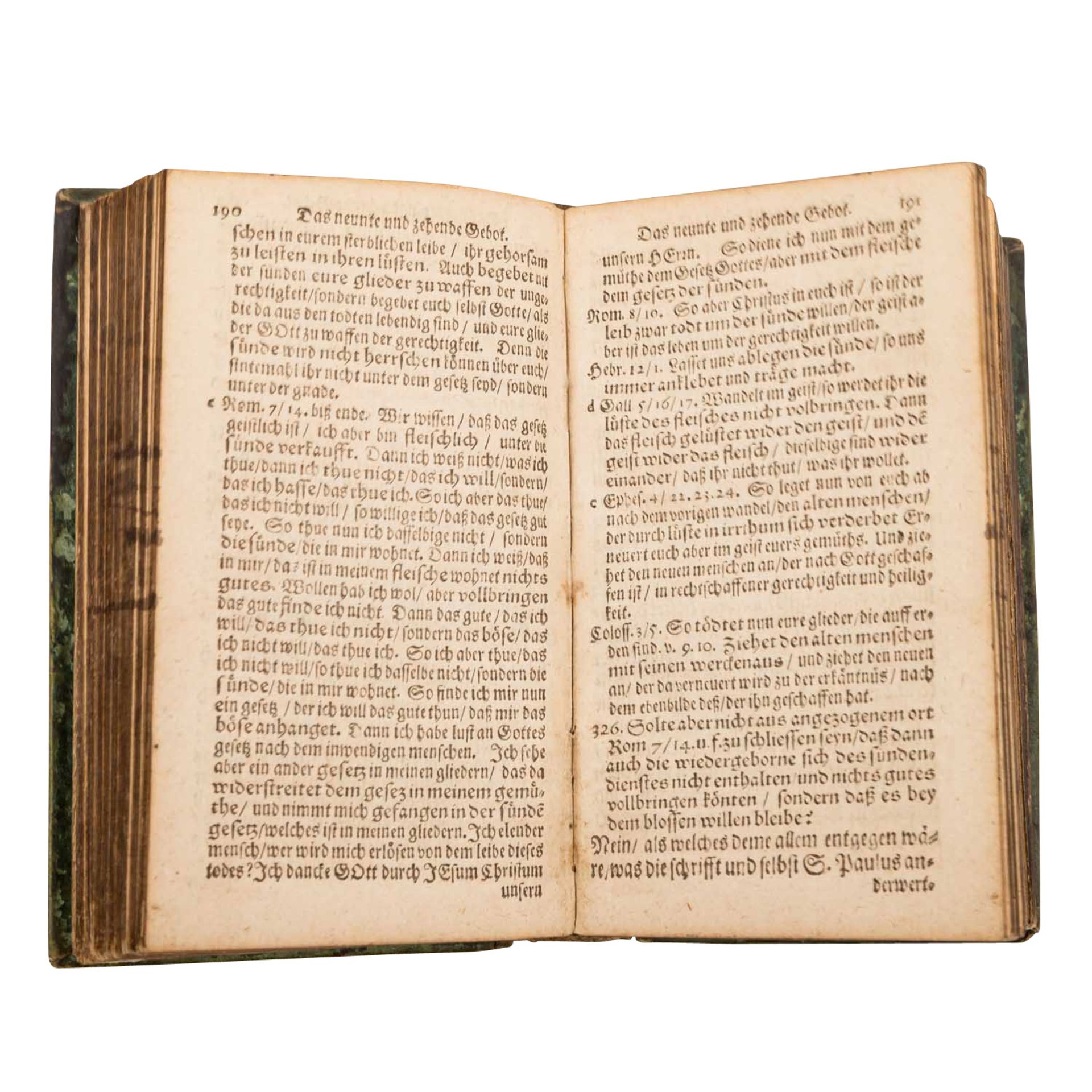 Kleine religiöse Schrift, 17.Jh. -Philipp Jacob Spener, "Einfältige Erklärung der c - Bild 3 aus 5