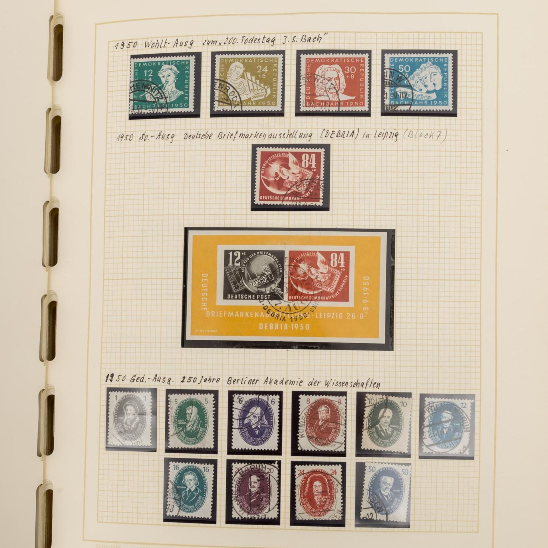 DDRKomplette gestempelte Sammlung von 1949-1975. Mit allen Spitzen. Marx Blöcke postf - Bild 3 aus 8