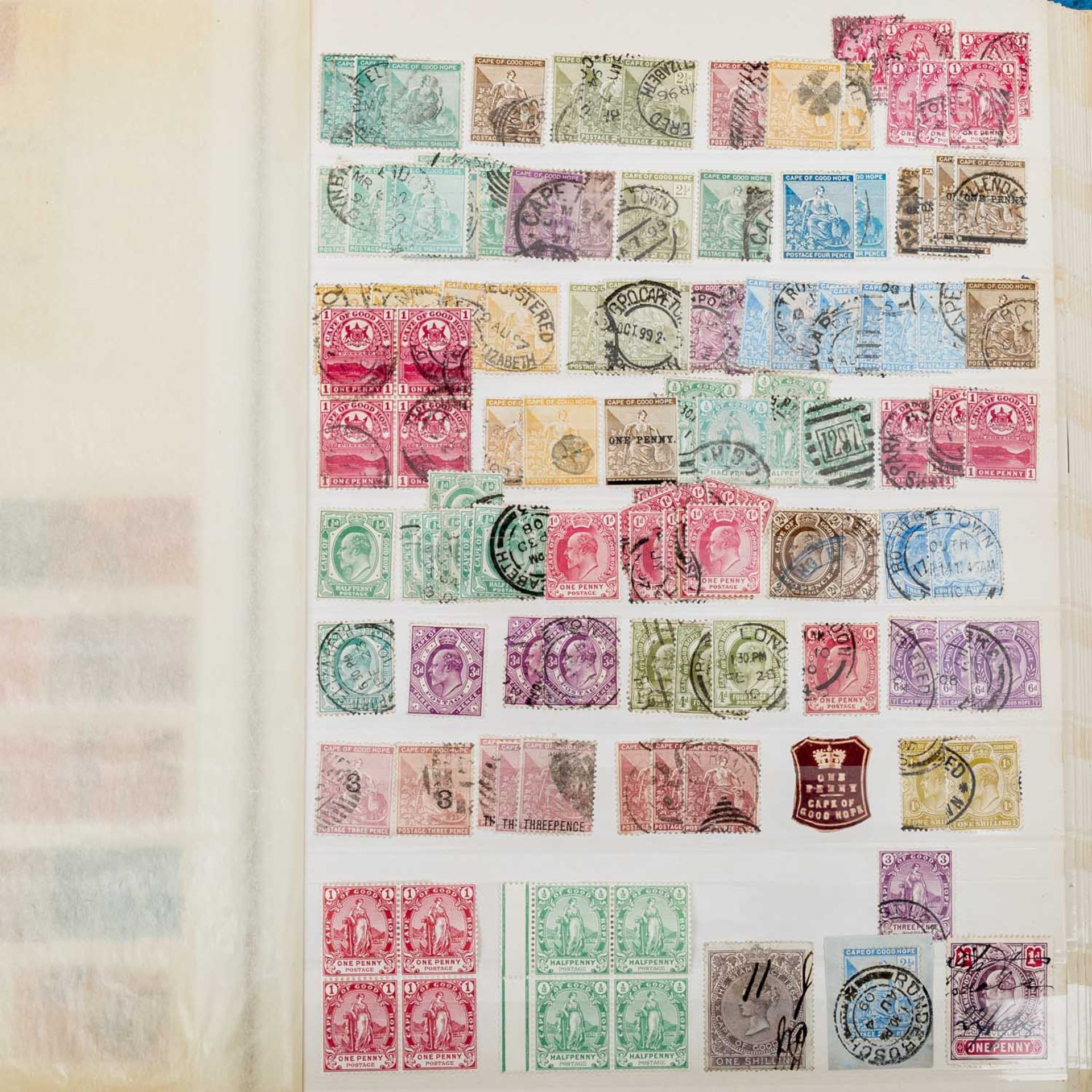 Briefmarkenalbum - Afrikaim Einsteckbuch mit vielen Anfangsmarken der Länder Gambia, - Bild 4 aus 8