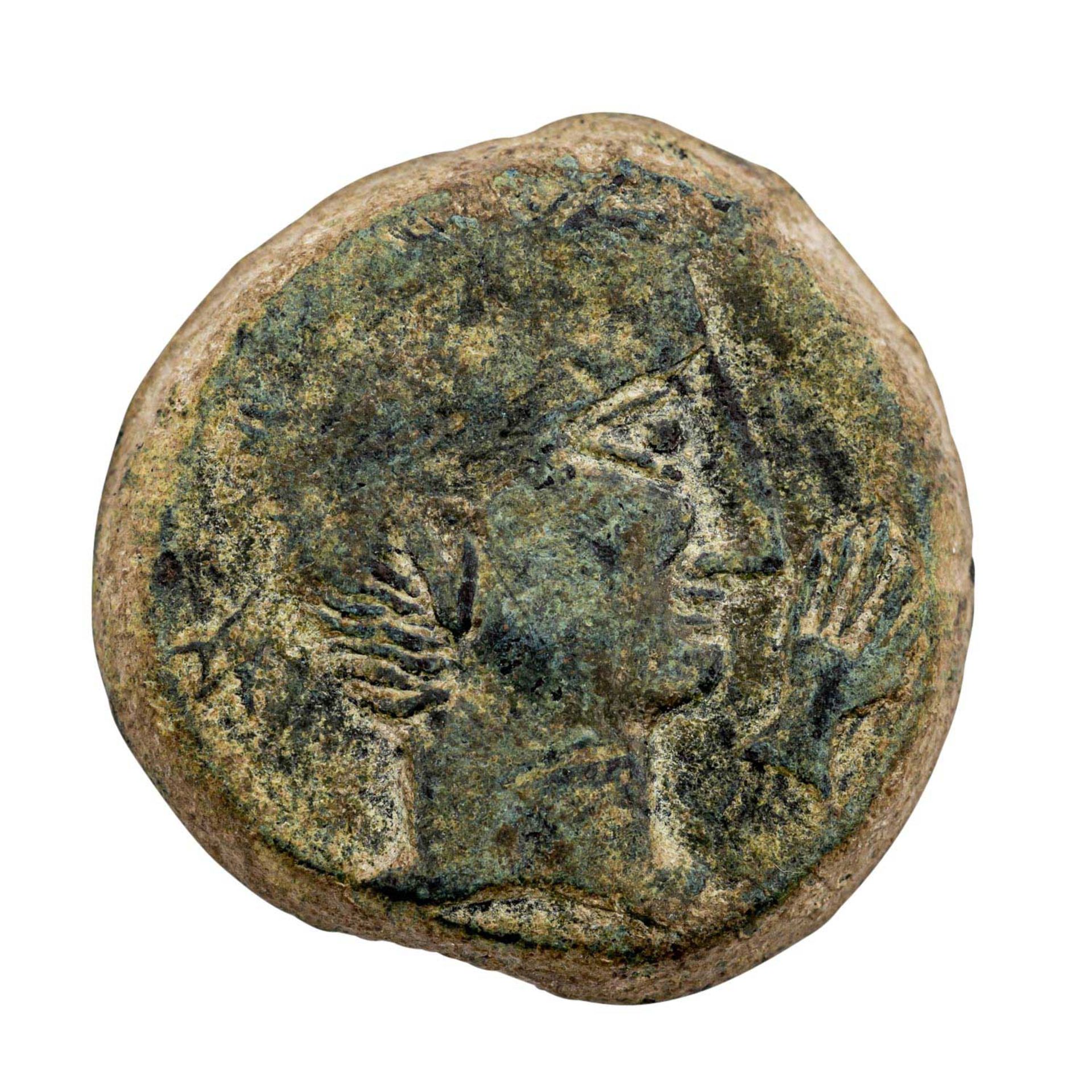 IBEROKELTEN, Castulo/Spanien (Linares, Jaén), ca. 180-150 v. Chr.As, Bronzemünze Han
