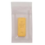 GOLDBARREN 10 g,Hersteller DEGUSSA. Originalverschweisst|GOLD BAR 10 grams, ma