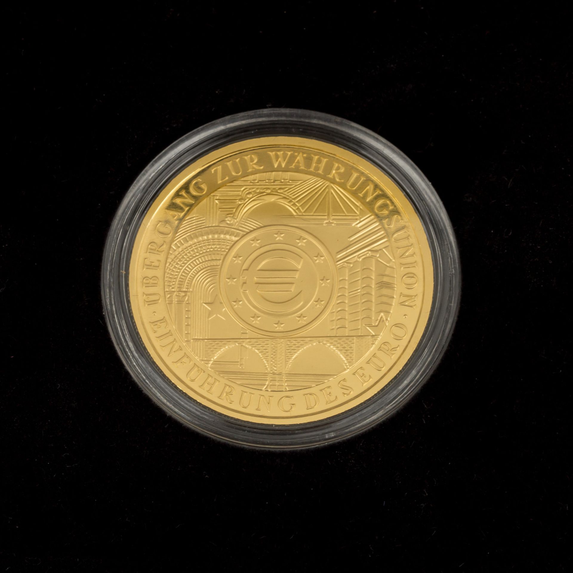 BRD - 3 x 100 Euro GOLD 2002,jeweils Motiv Währungsunion, in Etuis und mit Zertifikat - Image 3 of 4