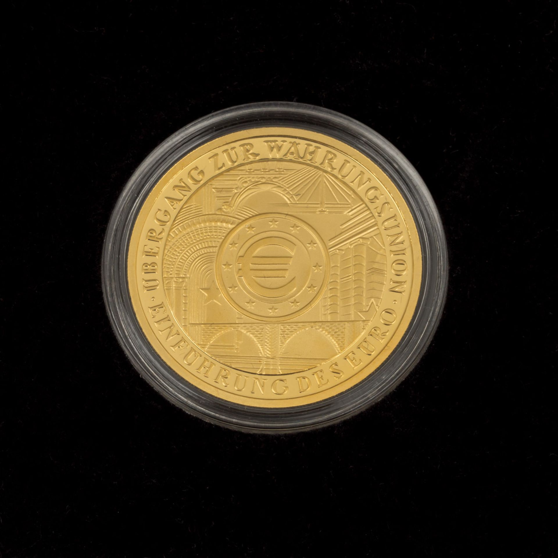 BRD - 3 x 100 Euro GOLD 2002,jeweils Motiv Währungsunion, in Etuis und mit Zertifikat - Image 2 of 4