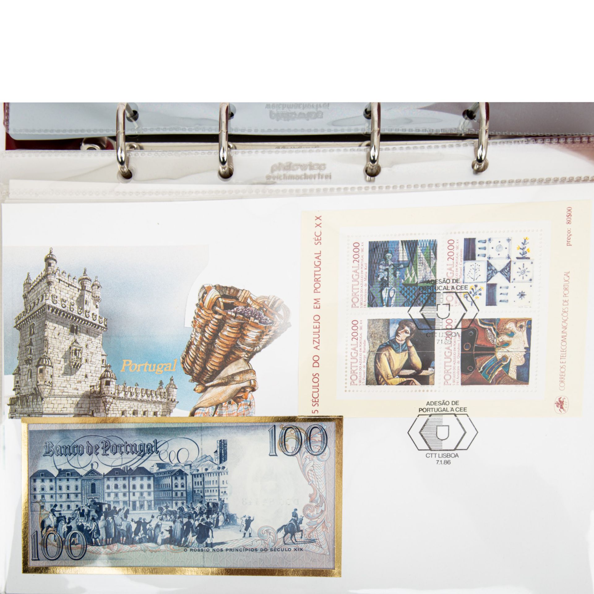 Gut 80 Banknotenbriefe, mit kassenfrischen Scheinen,manchmal noch gültig oder umtausc - Image 2 of 4