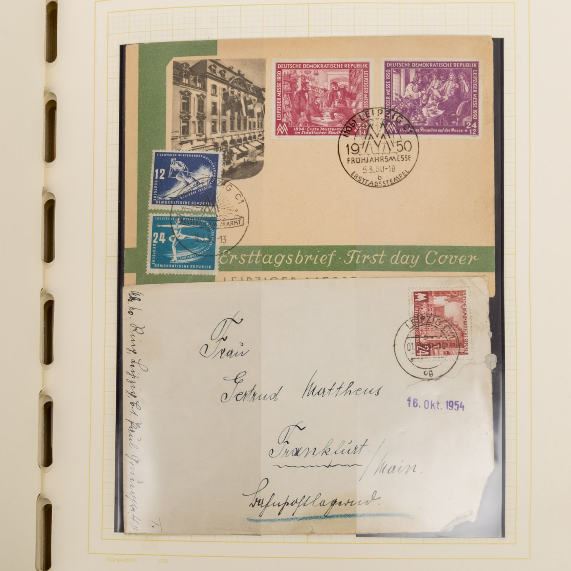 DDRKomplette gestempelte Sammlung von 1949-1975. Mit allen Spitzen. Marx Blöcke postf - Image 2 of 8