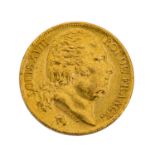 Frankreich - 20 Francs 1818/A, Louis XVIII.,5,73 Gramm fein, ss/revers| France