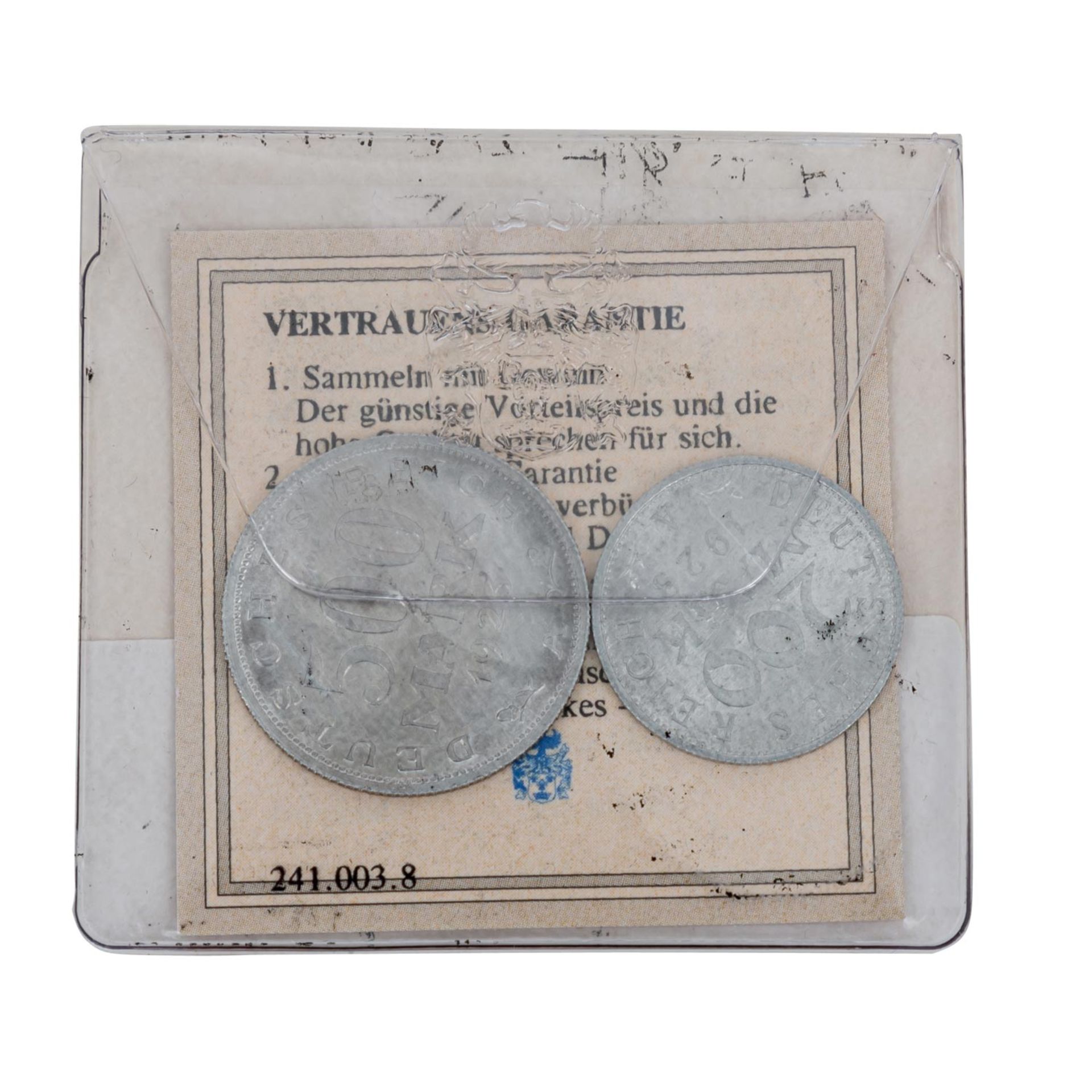 Kaiserreich - Konvolut mit diversen Silbermünzen,darunter auch etwas Aluminiumgeld, e - Image 3 of 4