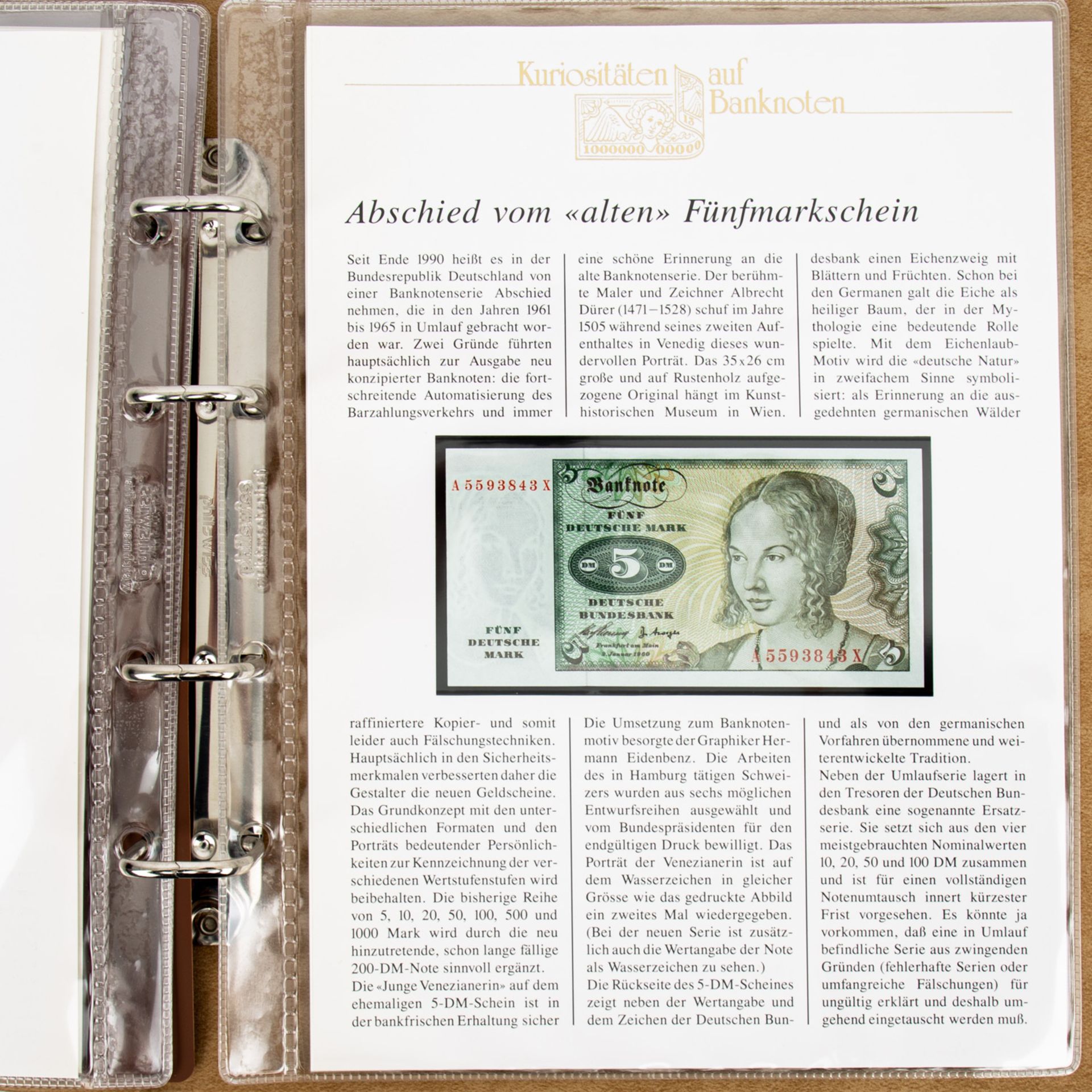 "Kuriositäten auf Banknoten" -2 Sammelalben mit Banknoten und Proben, u.a. aus Argent - Image 6 of 6