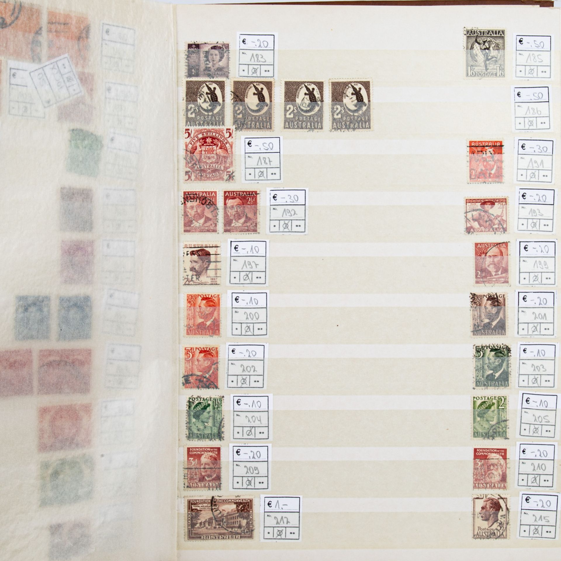 Konvolut Briefmarken Europa, Alle WeltAlter Markenbestand in 8 Einsteckalben. Marken a - Image 2 of 4