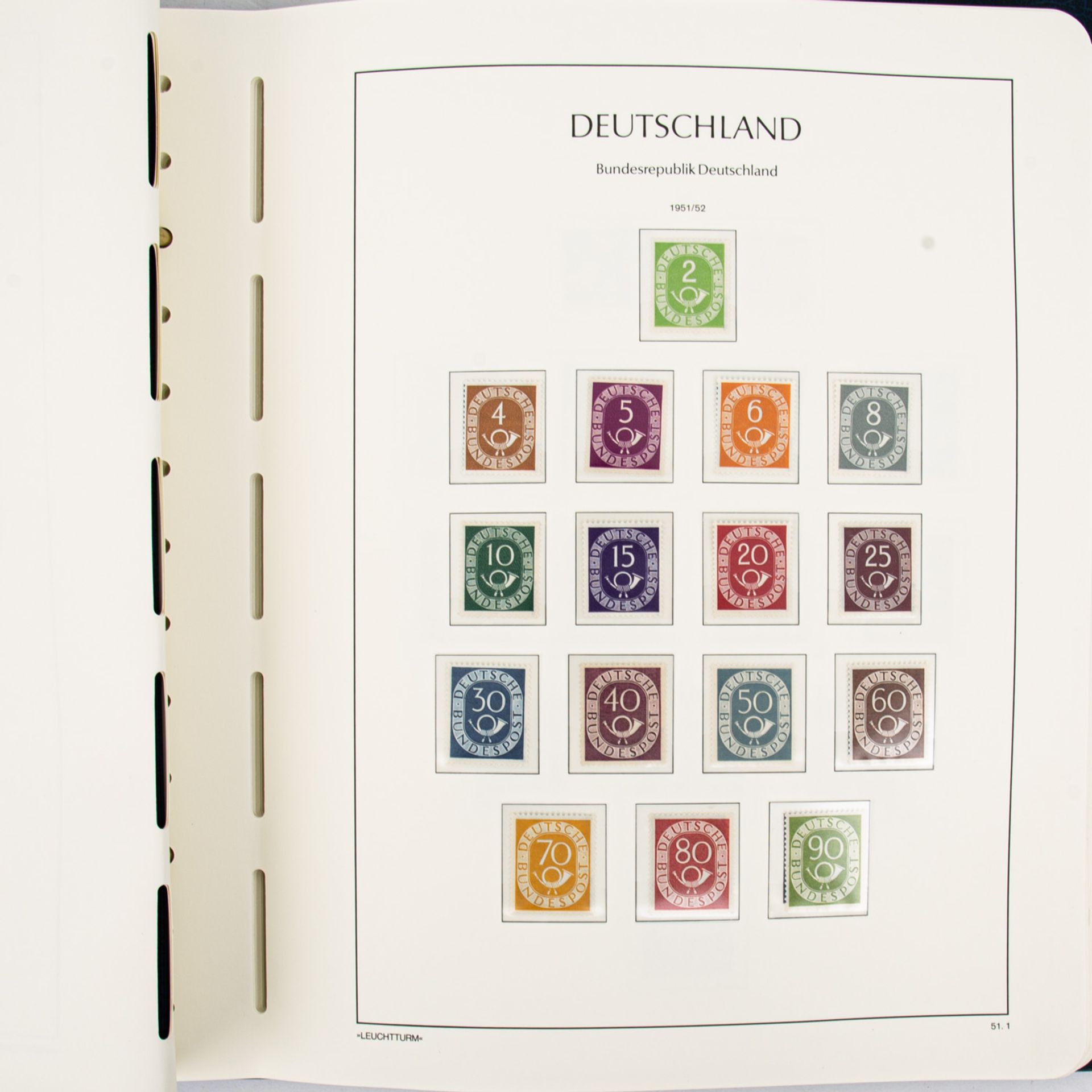 BRD Sammlung 1949 - 1974 In den Hauptnummern komplette postfrische Sammlung im Leuchtt - Image 2 of 3