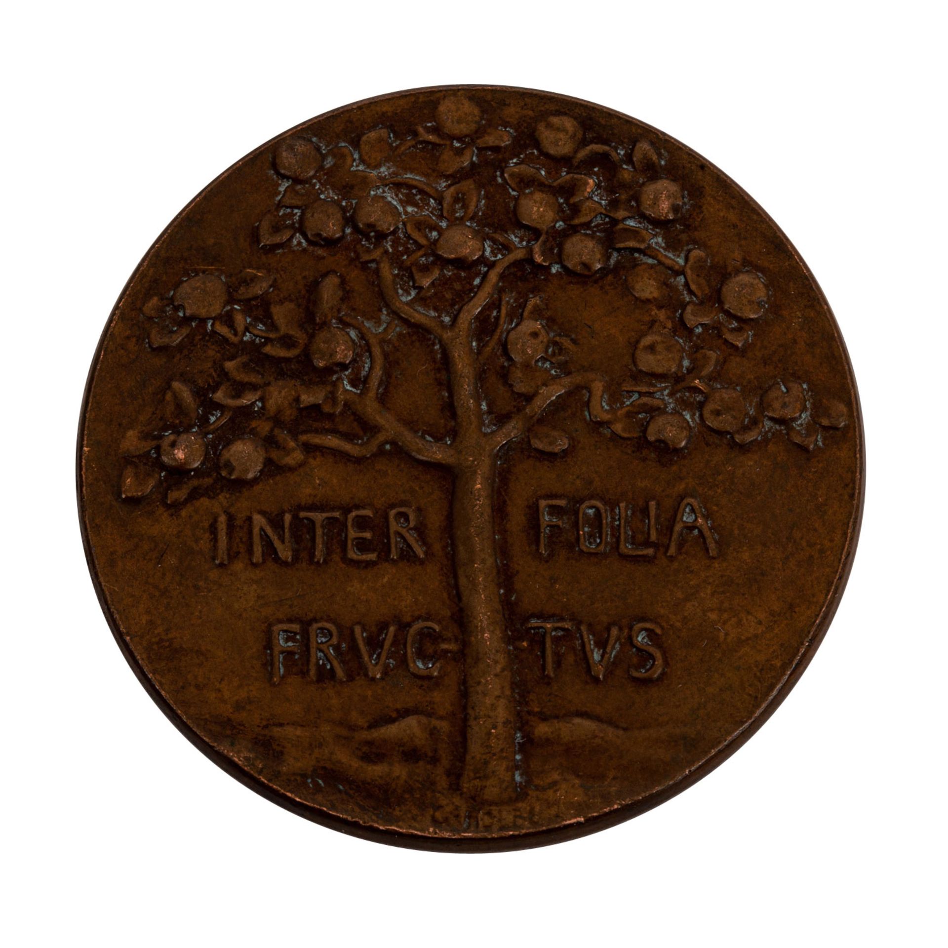 Leipzig - Seltene Bronzemedaille 1908 (Kolbe/Lauer) auf das 50-jährige Bestehen des E - Image 2 of 2