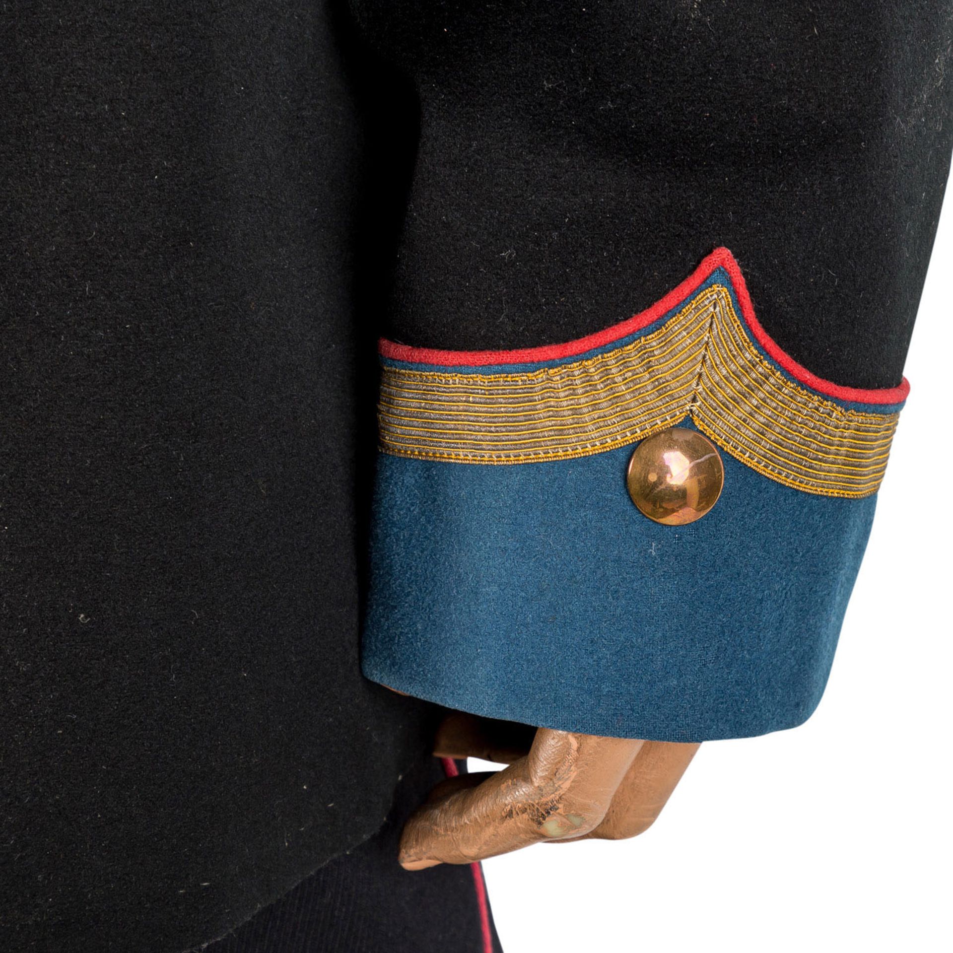 Württemberg Gendarmerie - Uniformjacke und passende Hose an Schaufensterpuppe eines L - Bild 5 aus 7