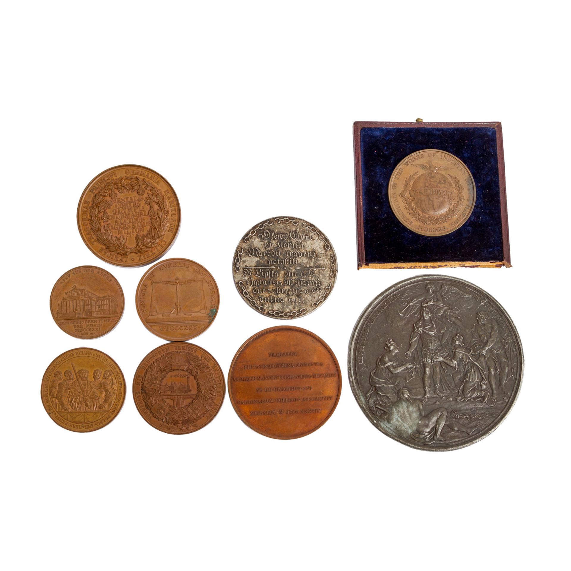 Medaillenkonvolut - Mit u.a. Medaille von Leclercq Engelbertus Sterck, Gussmedaille Lu - Image 2 of 2