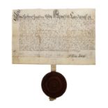 Lehensbrief von 1786, für Herrn Landgrafen Adolph zu Heßen-Philippsthal über zwey i