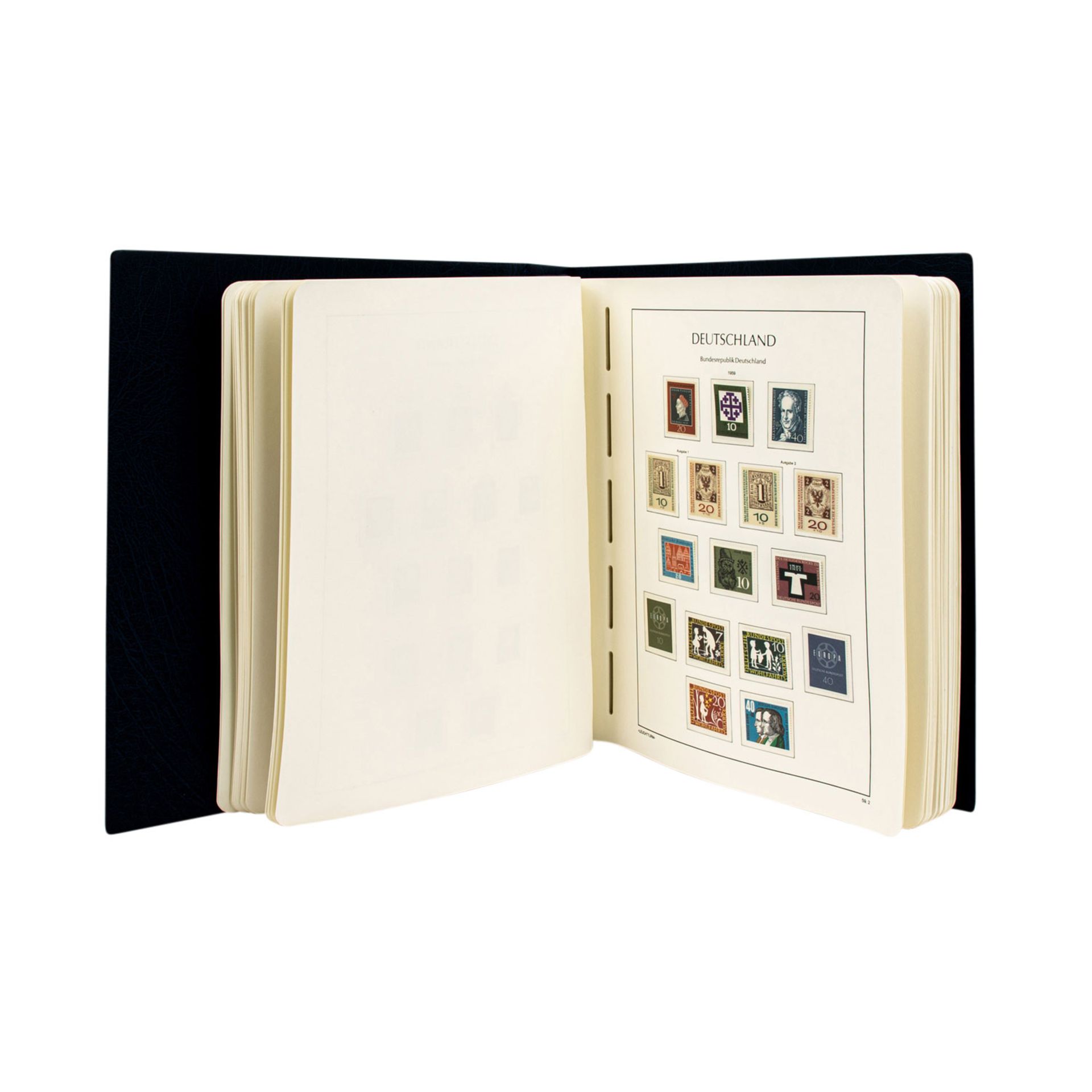 BRD Sammlung 1949 - 1974 In den Hauptnummern komplette postfrische Sammlung im Leuchtt