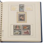 Briefmarken Album - Frankreich, Kolonien Lindner Album mit selbstgestalteten Blättern