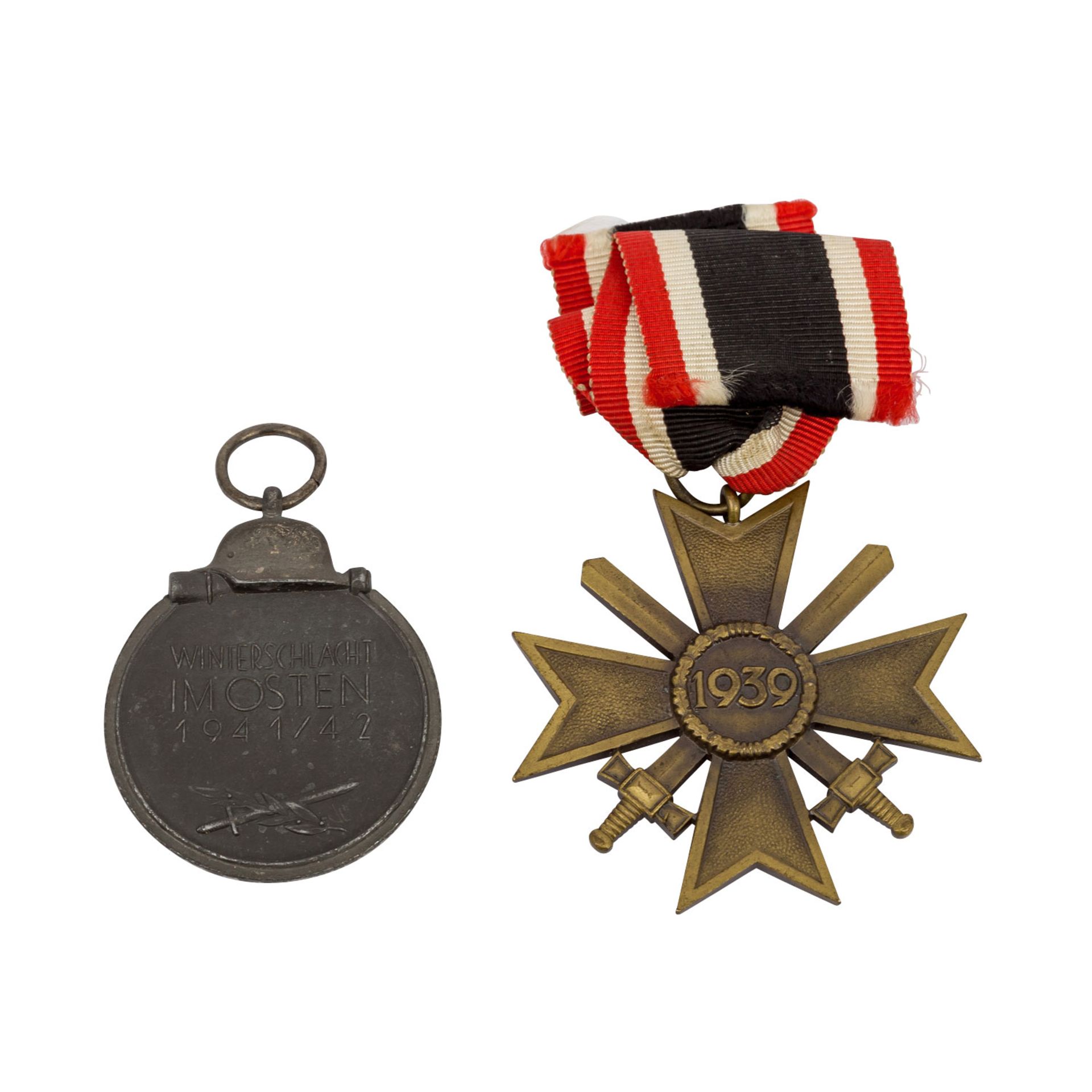 Deutsches Reich 1933-1945 - 2 Auszeichnungen mit Kriegsverdienstkreuz 2. Klasse mit Sc - Image 2 of 2