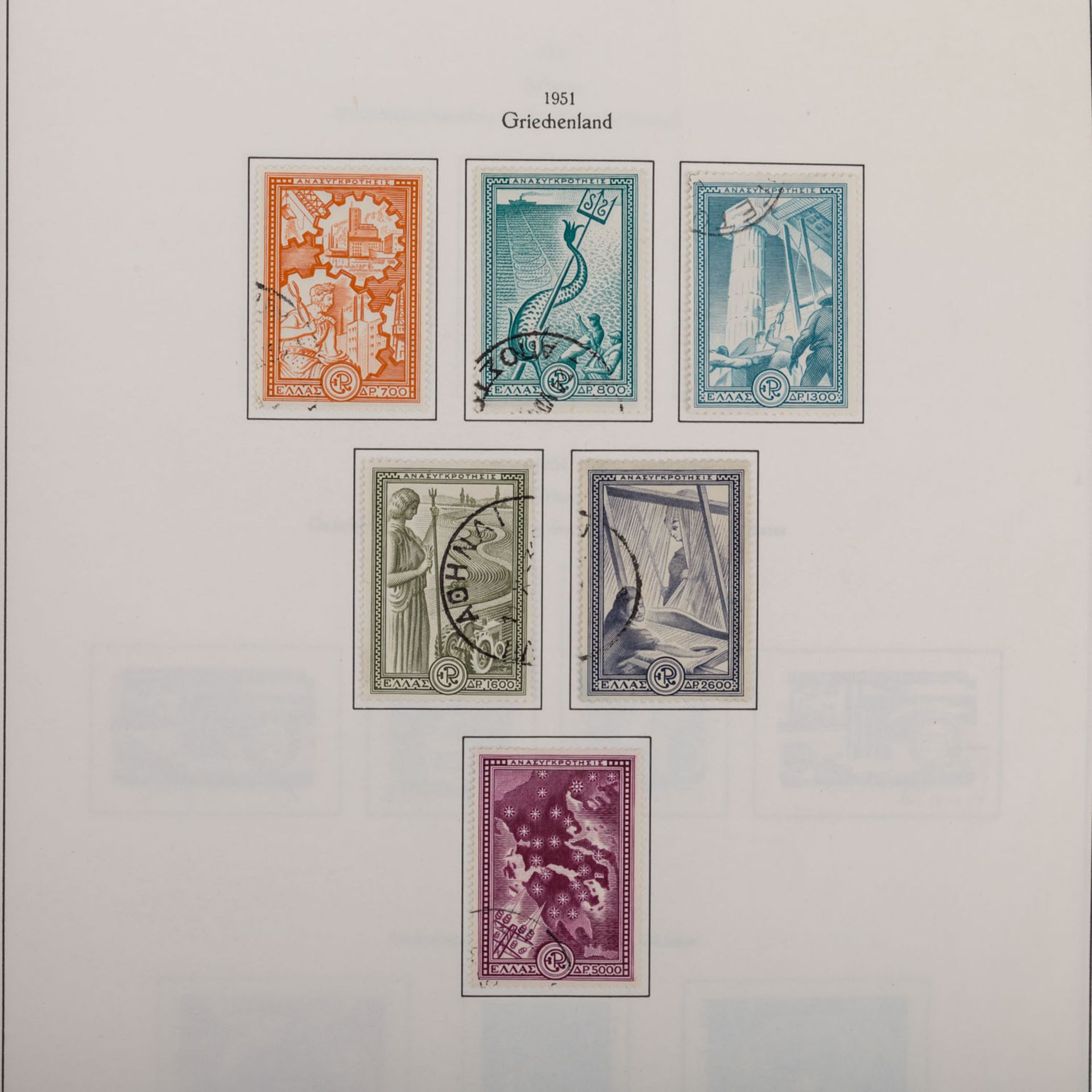CEPT Europa - 1949/85, gestempelte Sammlung mit Vorläufer Ausgaben, Vordruck Album. < - Image 3 of 4