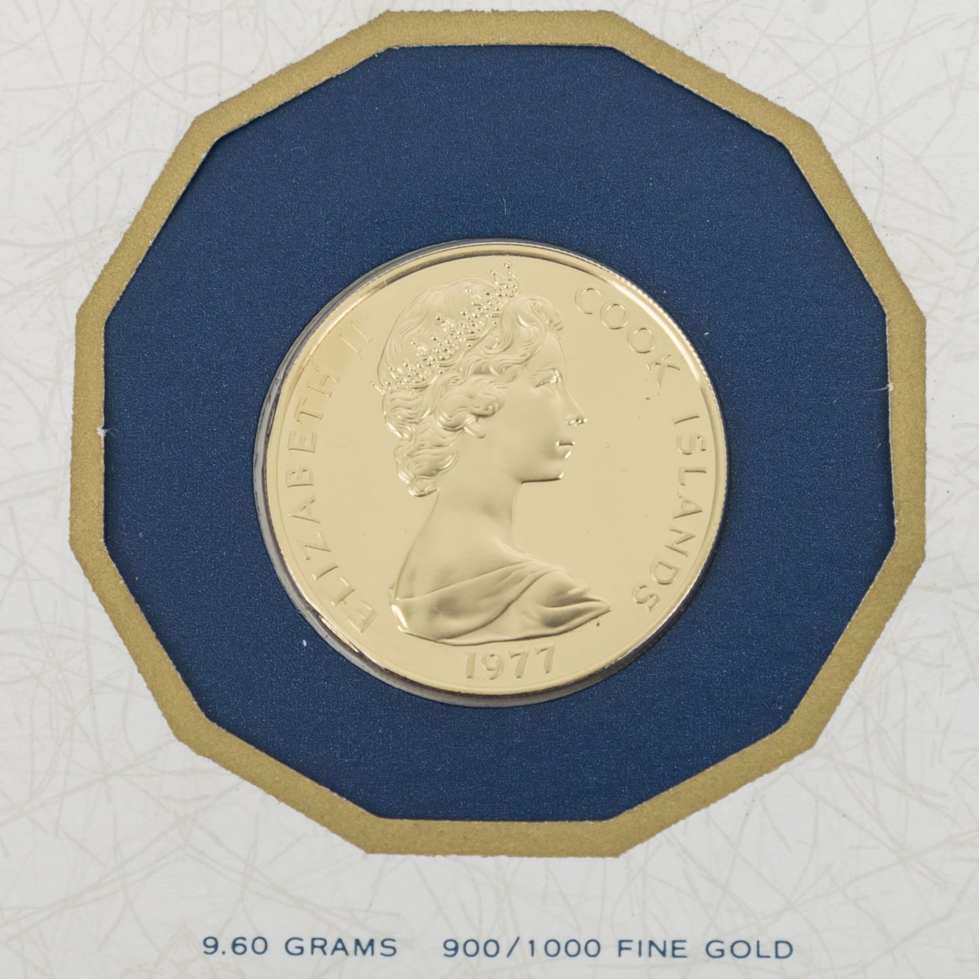 Cook Inseln - 100 Dollars 1977, GOLD, 8,6 Gramm fein, proof. | Cook Islands - - Bild 2 aus 3