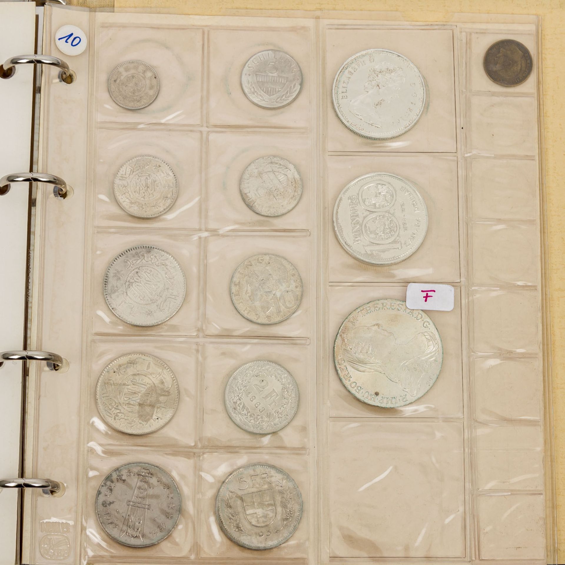 Restsammlung mit u.a. ca. 25 Silbermünzen, im Album. | Remainder collection - Bild 5 aus 6