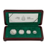 KANADA Set mit Platinmünzen 1995 beinhaltet 4 Münzen, davon 1x 1 Unze 300$, 1x 1/2 U