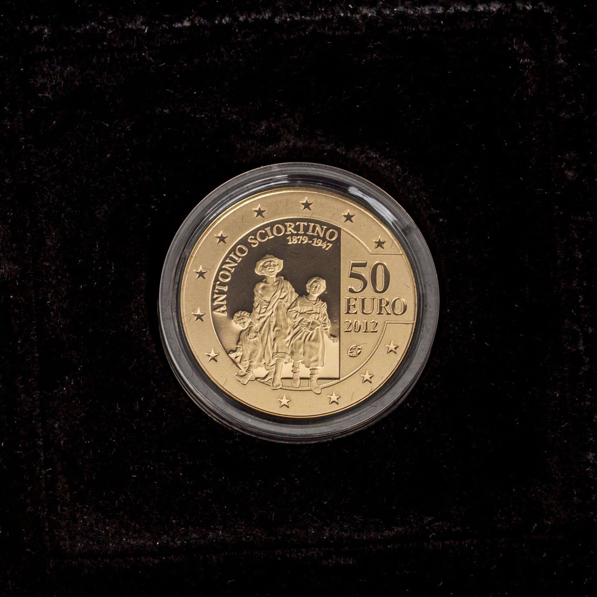 Die offiziellen Gold-EUROS, 11 Goldmünzen, insgesamt ca. 68,2 g fein. PP | T - Image 4 of 14