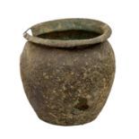 Antikes Bronzegefäß - Becherartiges Gefäß, möglicherweise Trinkbecker, römisch,