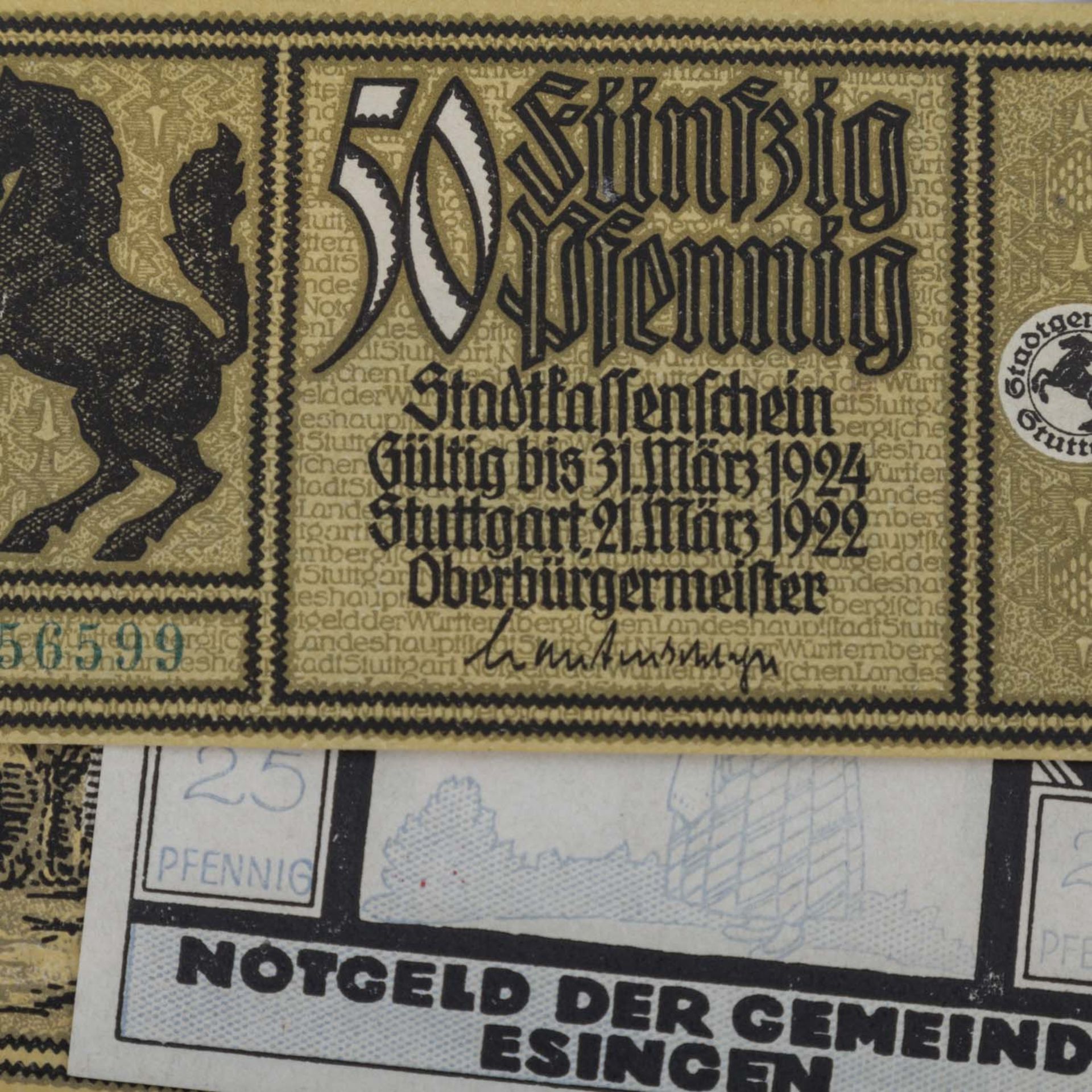 Banknoten, Deutschland 1.H. 20.Jh. - - Image 2 of 7