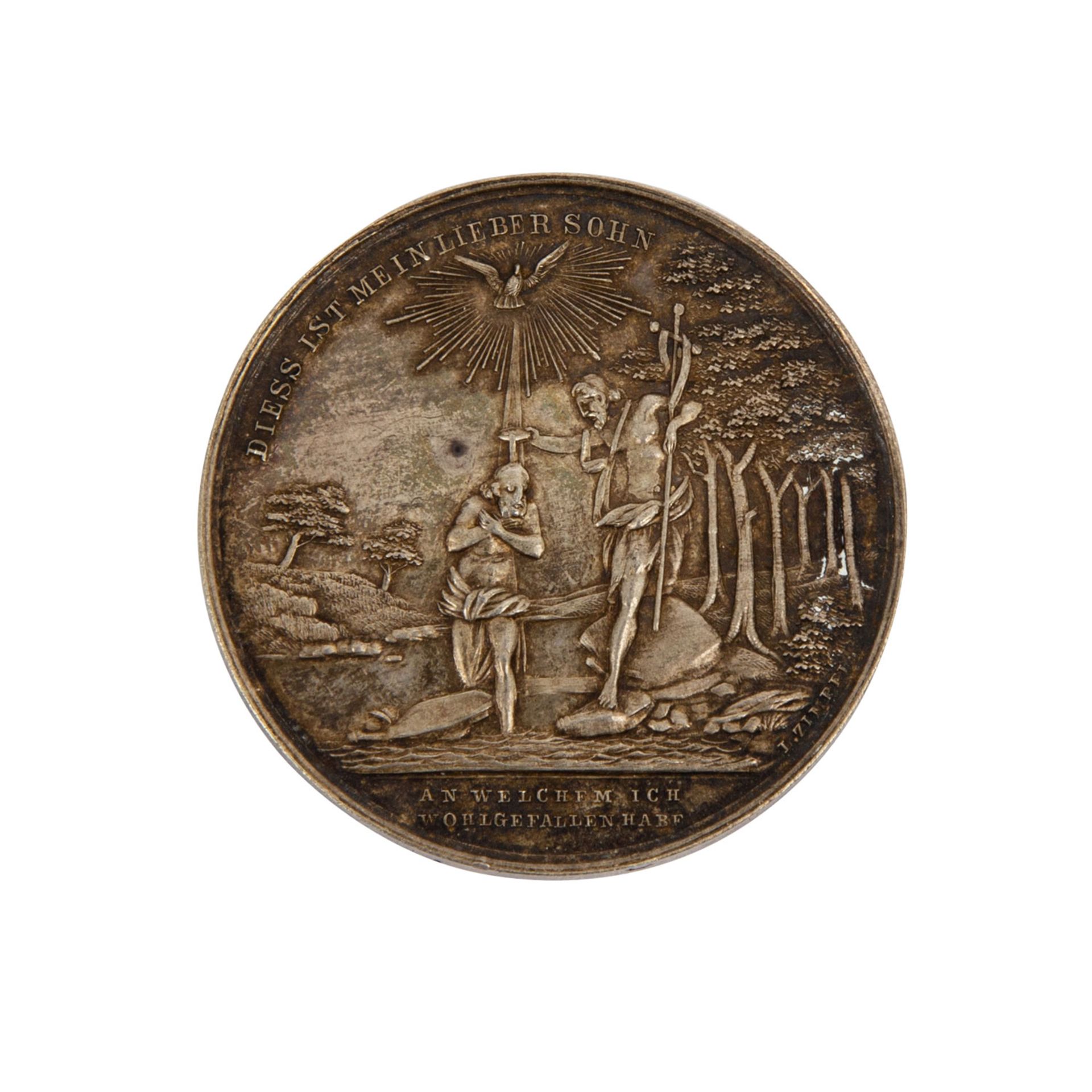 Taufmedaille o.J. (um 1850) von Zimpel,