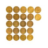 Preussen/GOLD - 22 x 20 Goldmark Wilhelm II.,