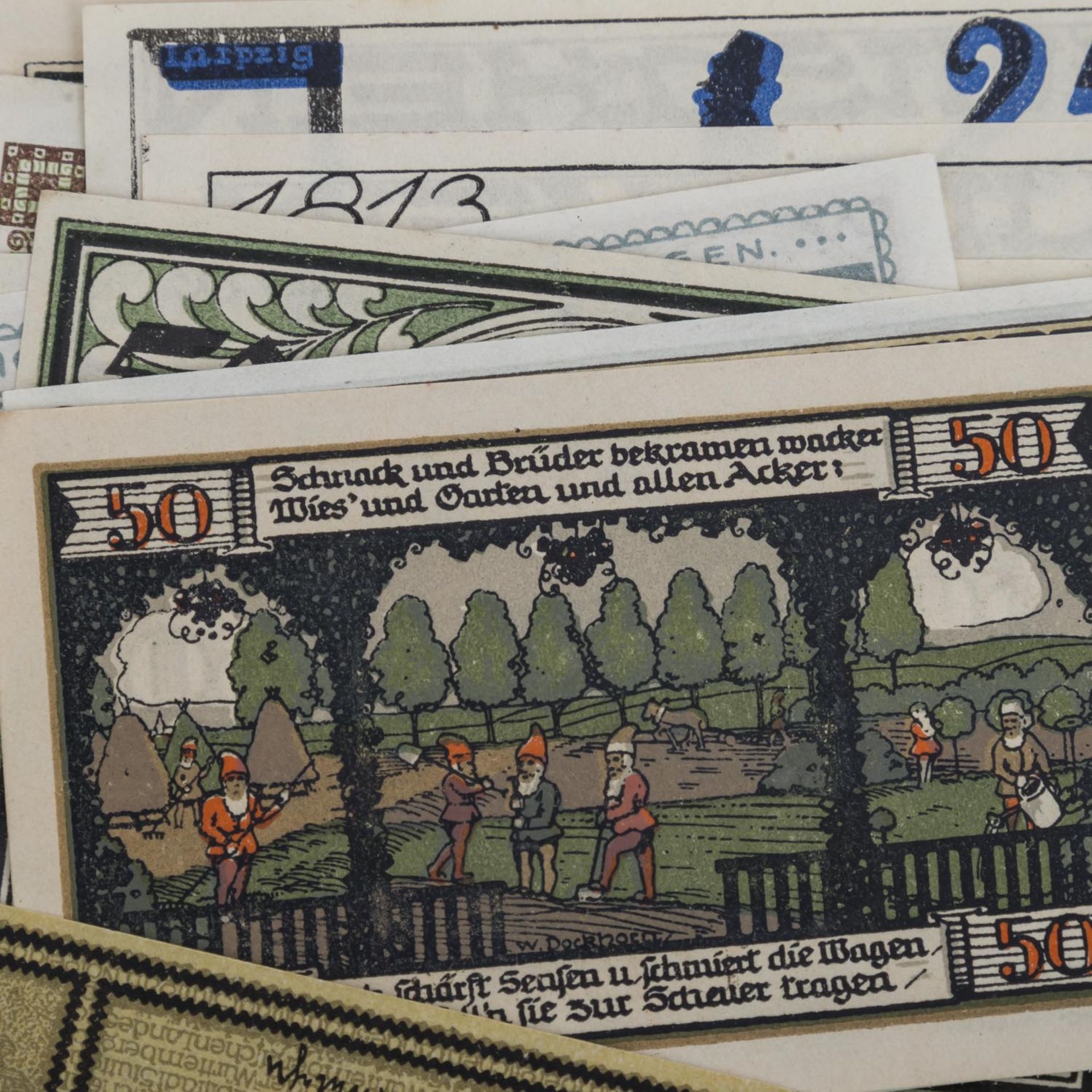 Banknoten, Deutschland 1.H. 20.Jh. - - Image 5 of 7