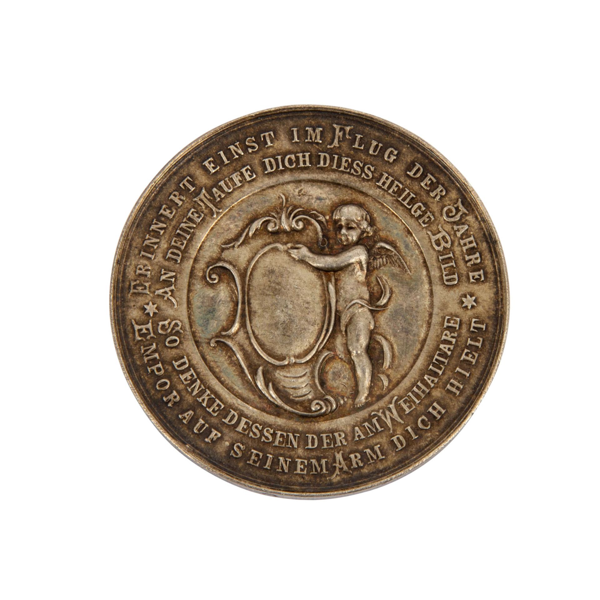 Taufmedaille o.J. (um 1850) von Zimpel, - Image 2 of 2