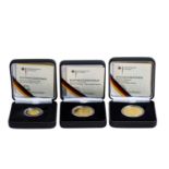 BRD/GOLD - Konvolut aus 2 x 100 Euro und