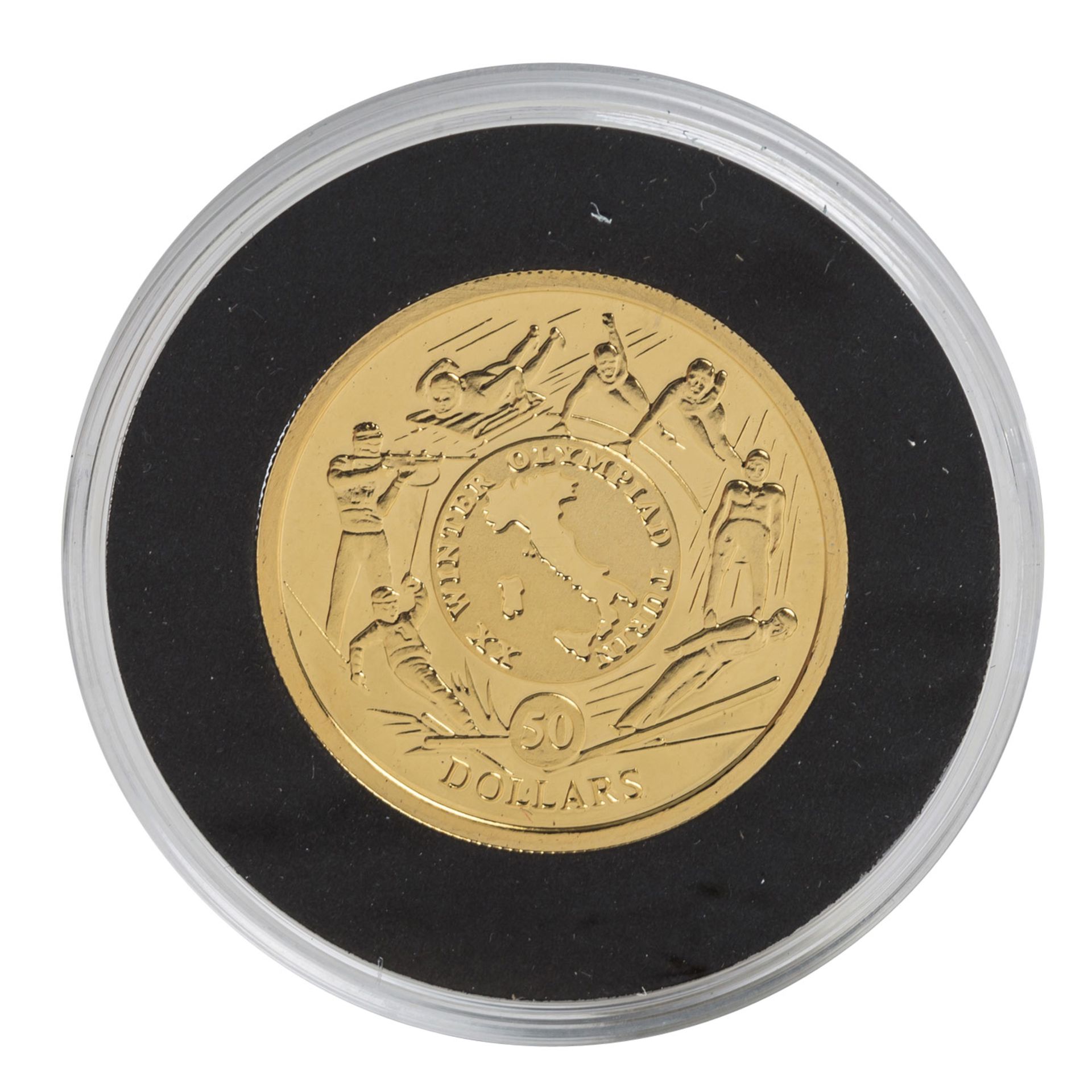 Sierra Leone/GOLD - 50 Dollars 2006, - Image 2 of 3