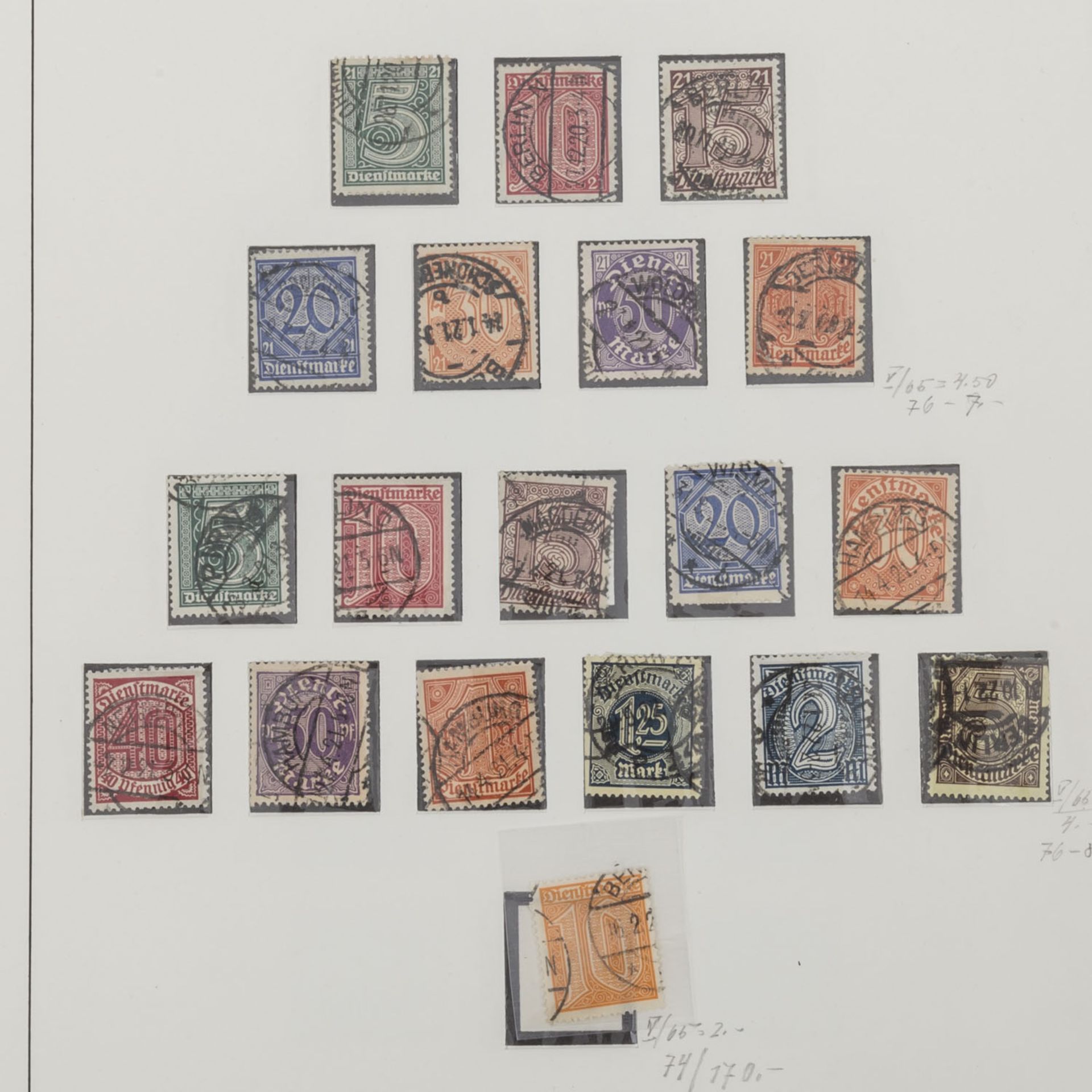 Deutsches Reich - ex 1872/1933, tolle, gestempelte Sammlung, - Image 4 of 19