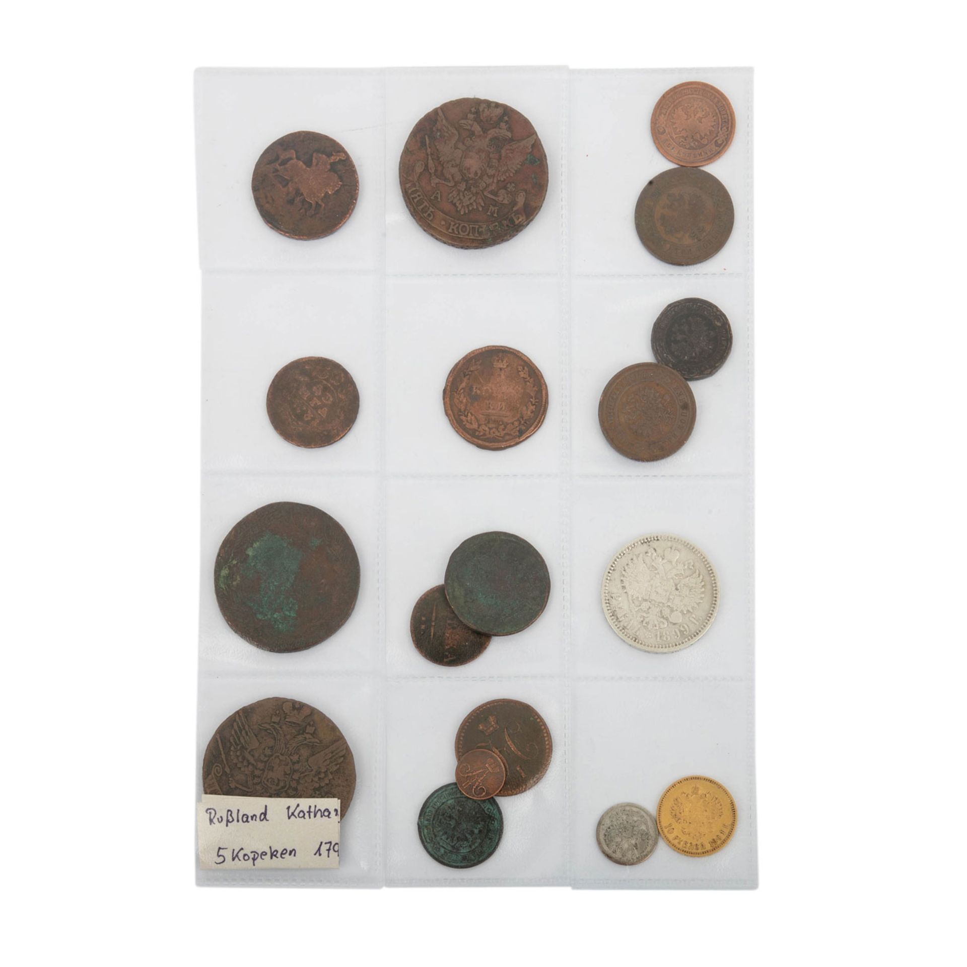 Russland - 18./19. Jahrhundert, Sammlung von 18 Münzen, - Bild 2 aus 7