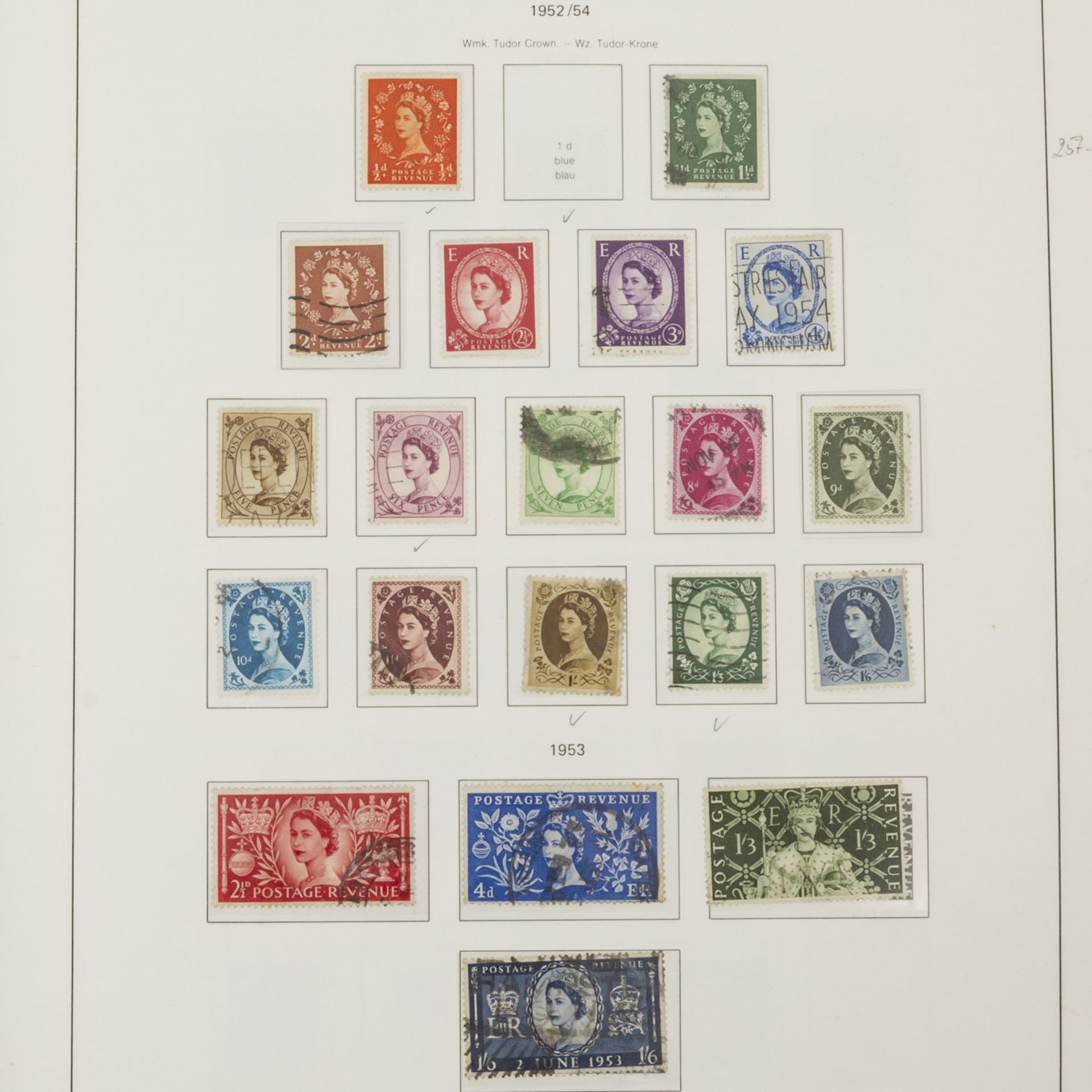 Sammlung Großbritannien, gestempelt ab ca. 1854 - Image 10 of 11