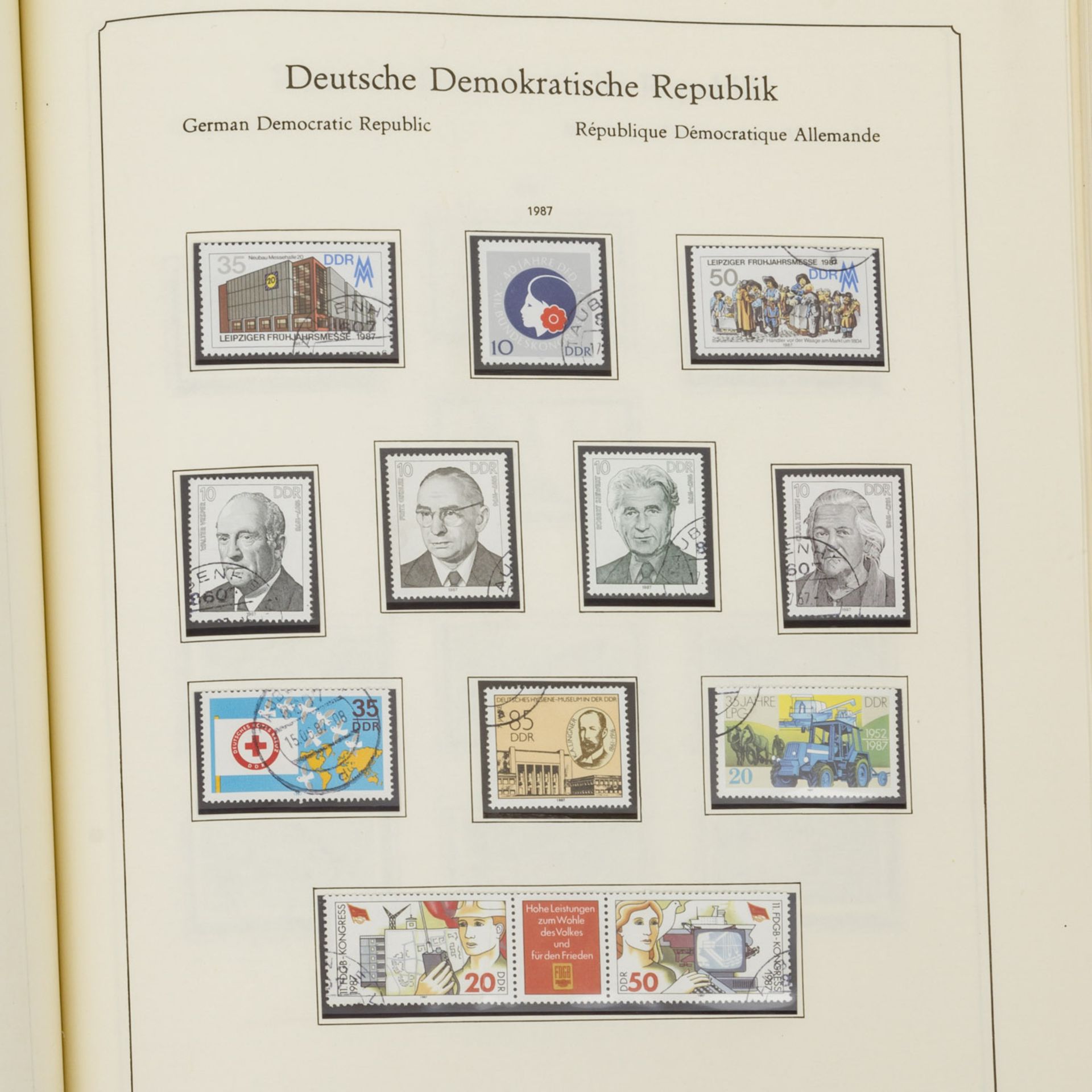 Sammlung SBZ/DDR, gestempelt oder ** - Bild 9 aus 10