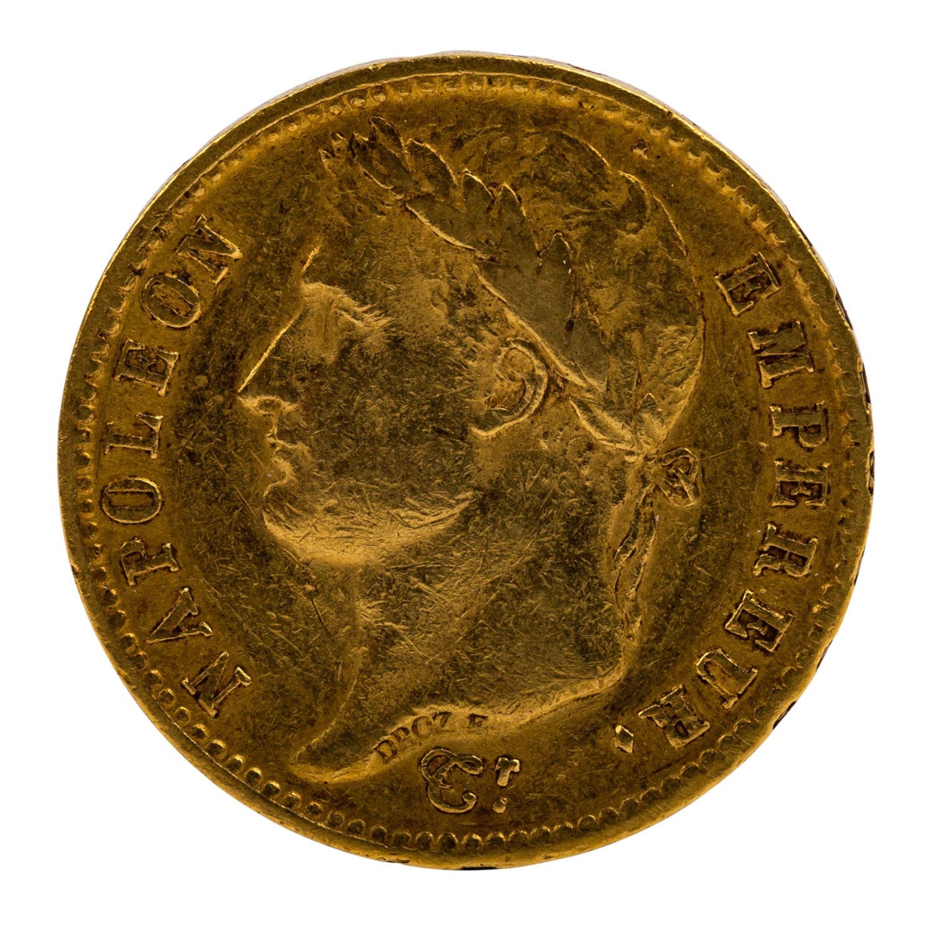 Frankreich - 20 Francs 1809/A, Napoleon Bonaparte, - Bild 2 aus 3