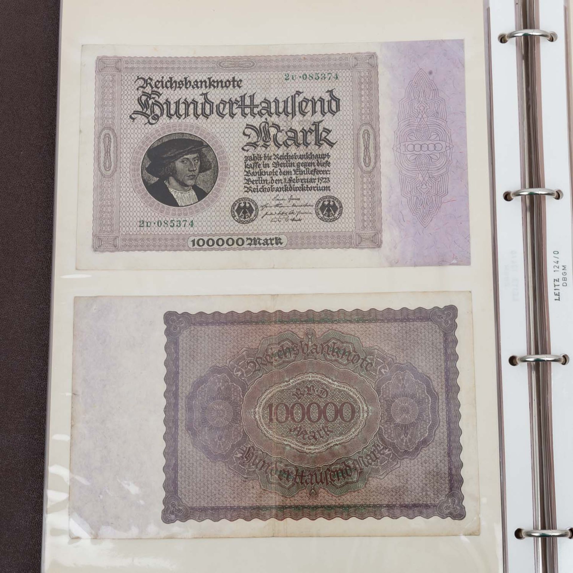 Konvolut - Banknoten Deutsches Reich - Image 5 of 9