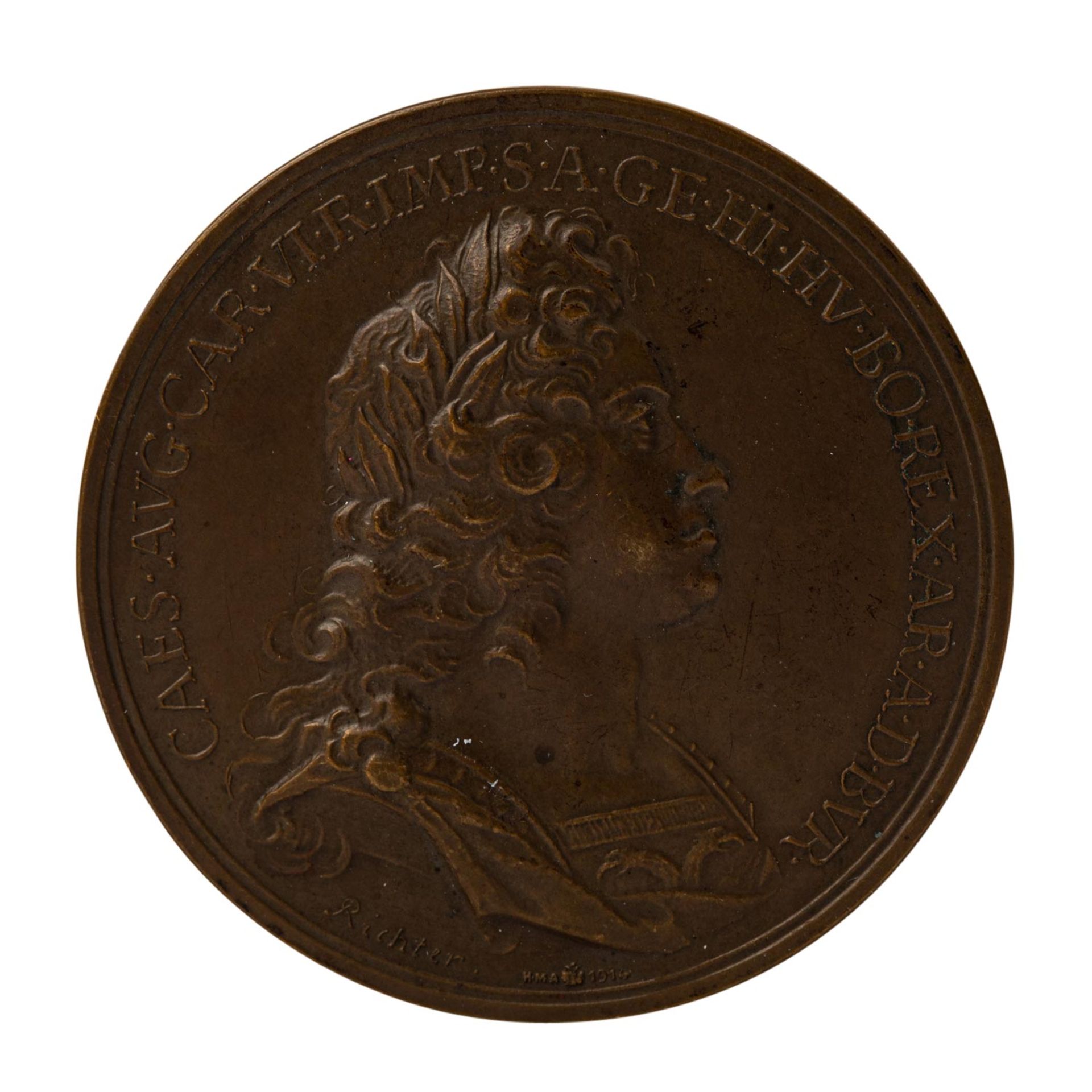 Österreich / Habsburg - Richter Medaille auf Karl VI, - Image 2 of 2