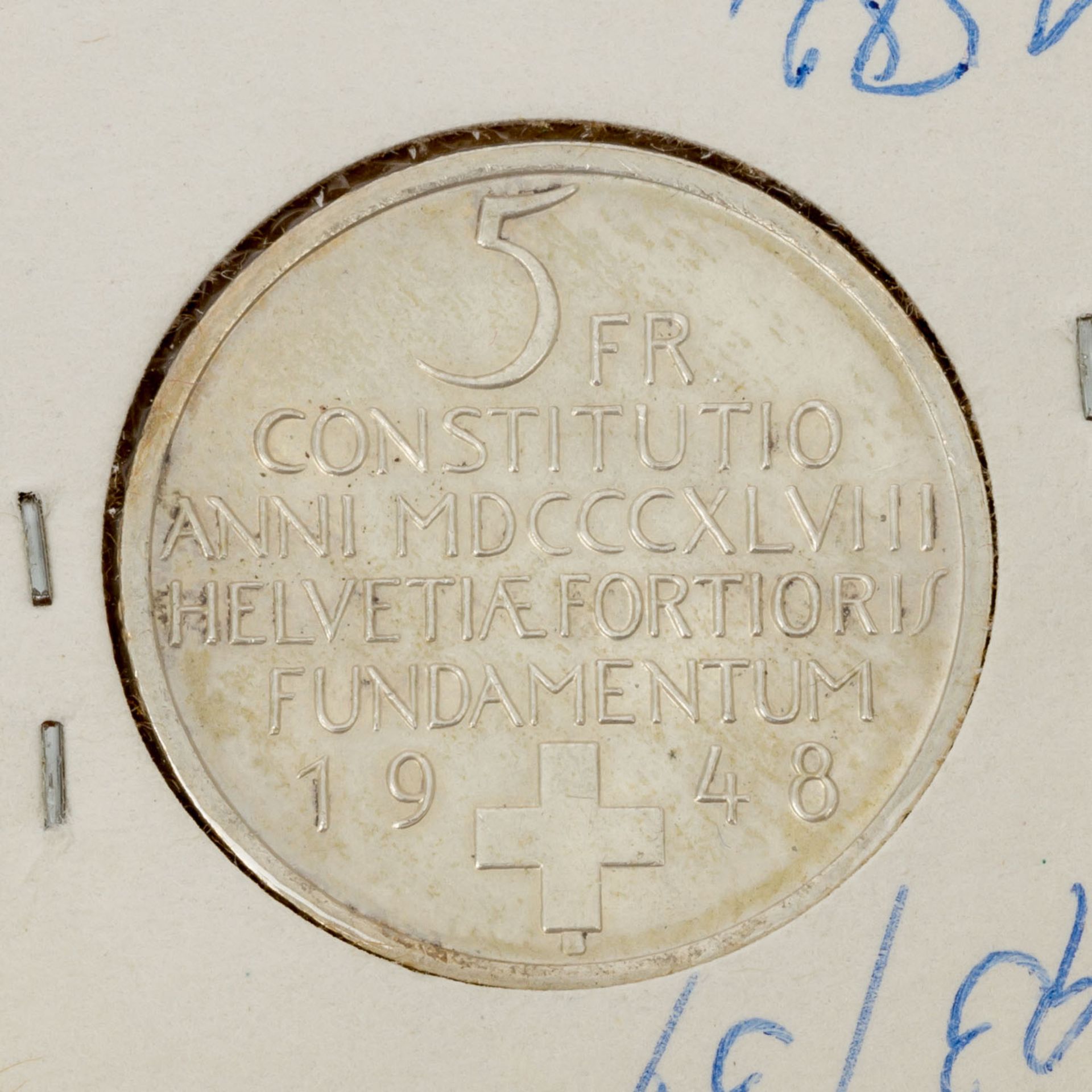 Schweiz - Konvolut von 27 Münzen, - Image 4 of 8