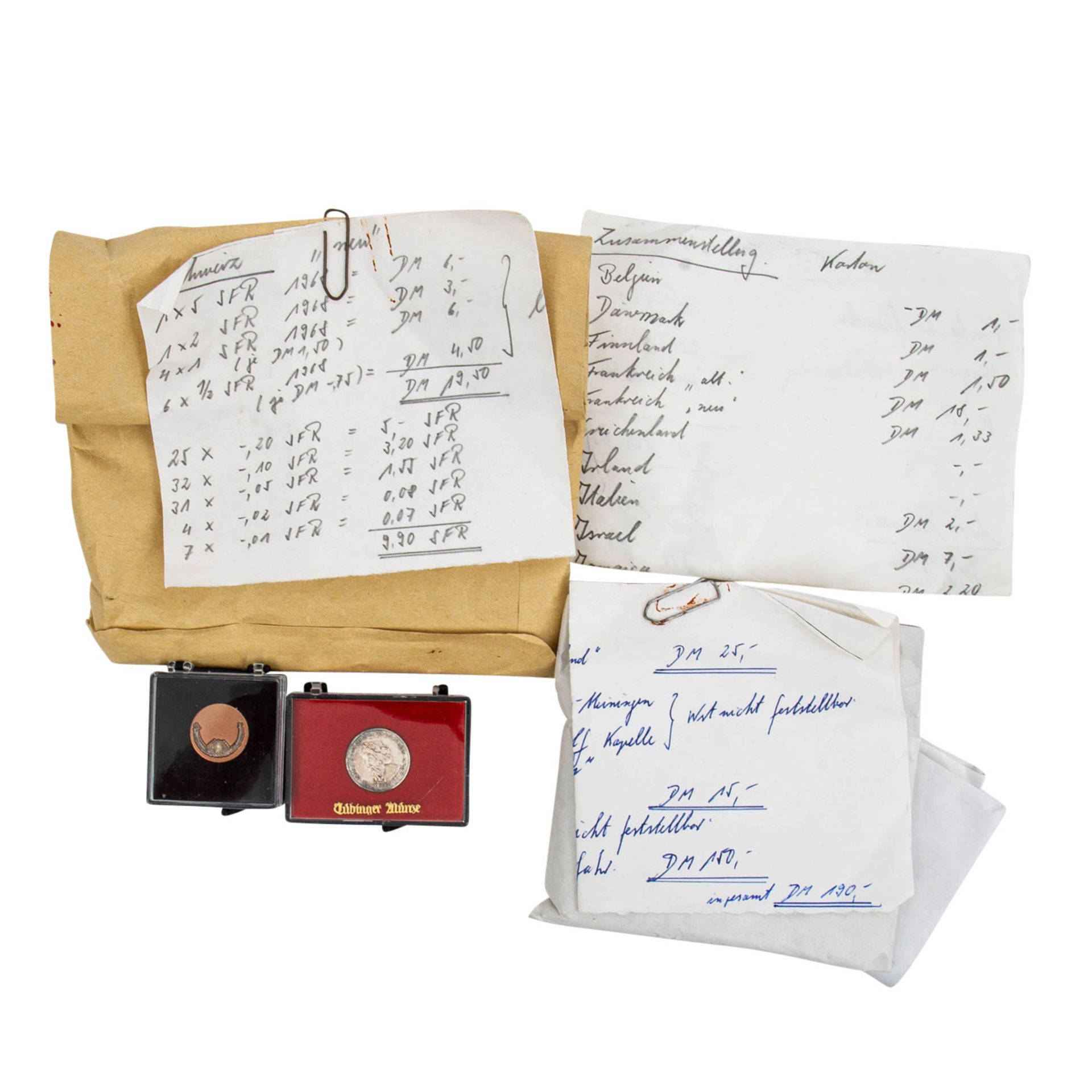 Schachtel mit älterem Bestand von Kursmünzen aus aller Welt, - Bild 3 aus 3
