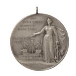 Hamburg - Tragbare Silbermedaille 1909,