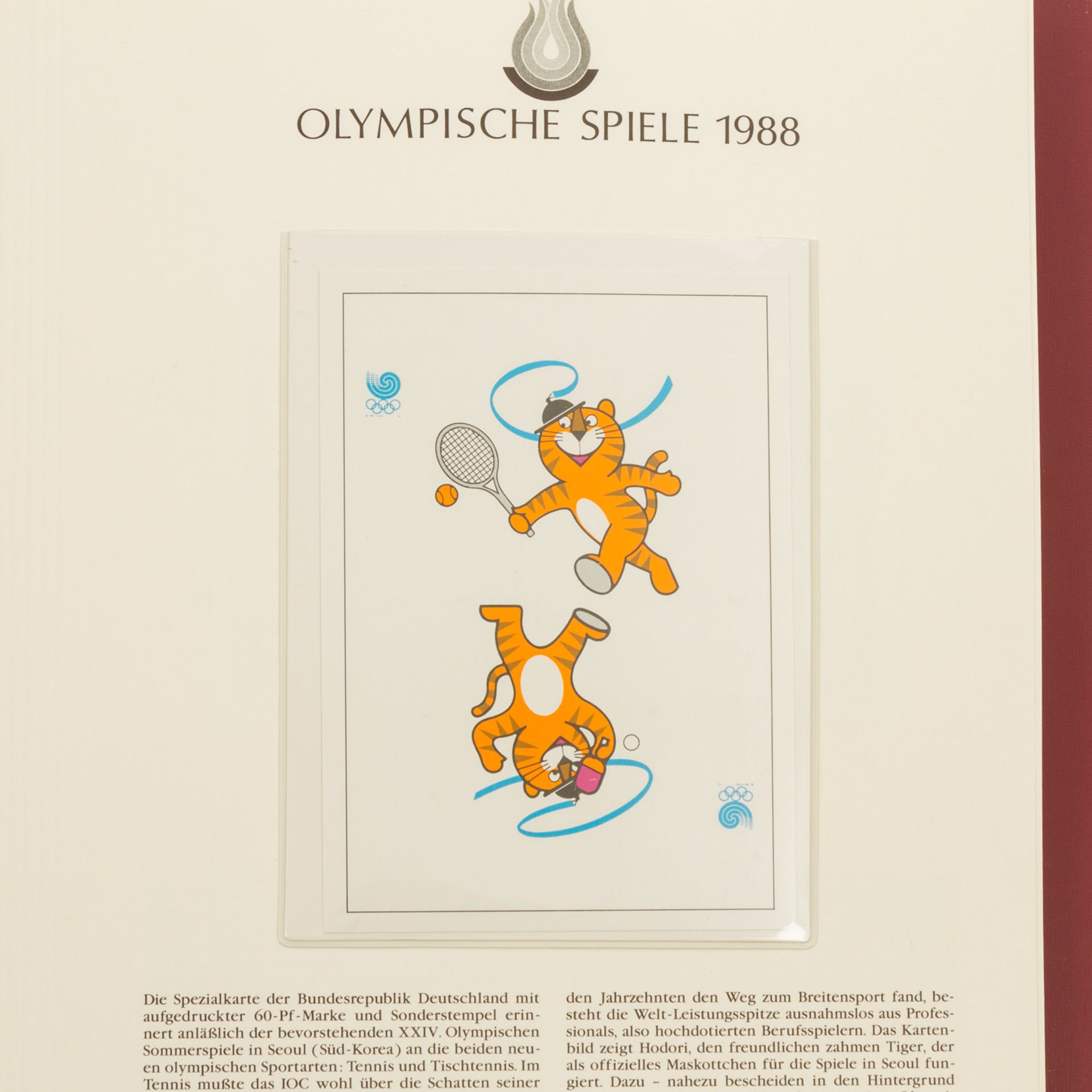 Schöne Motivsammlung Olympia 1988, Kat.-Wert 550,-€ - Bild 2 aus 10