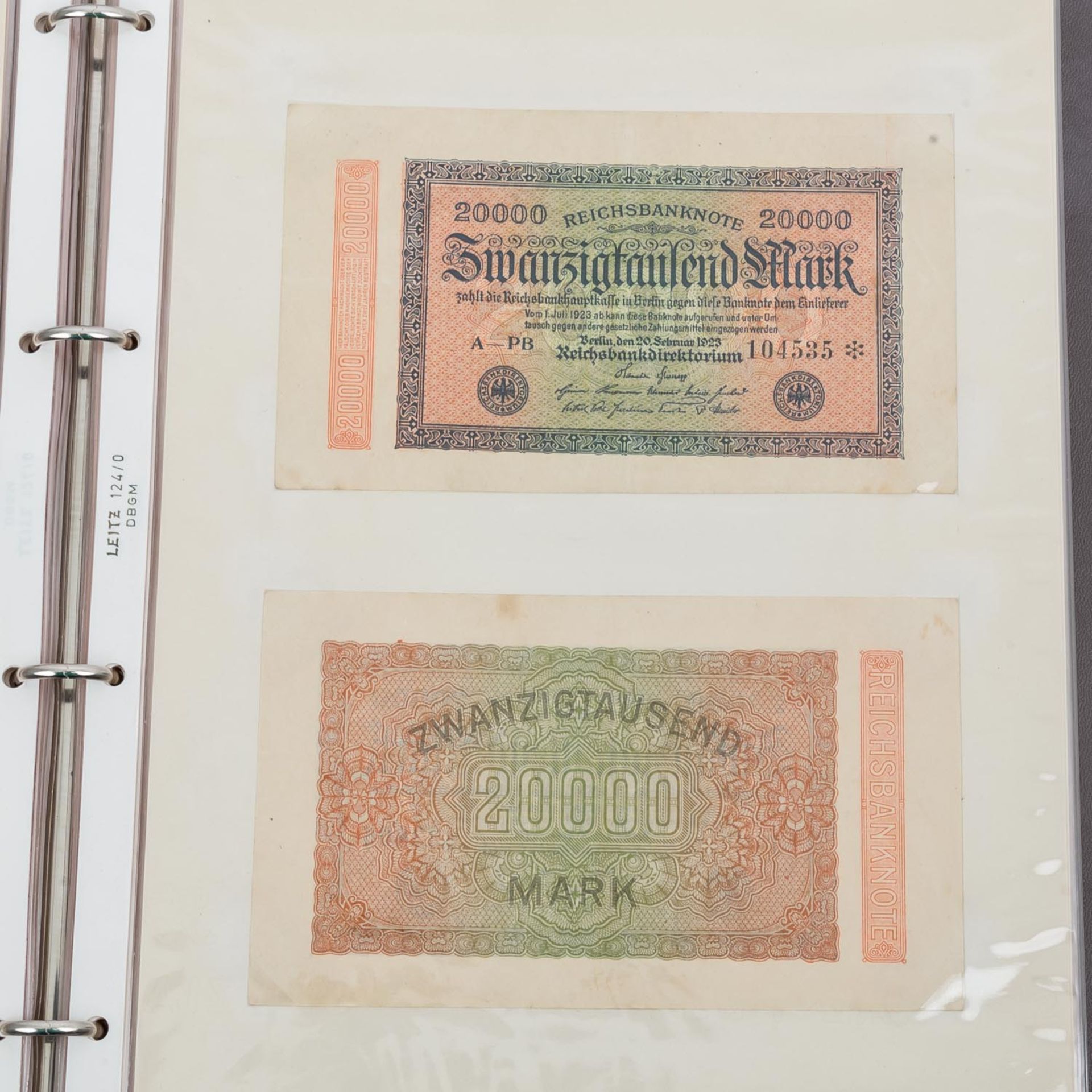 Konvolut - Banknoten Deutsches Reich - Image 4 of 9