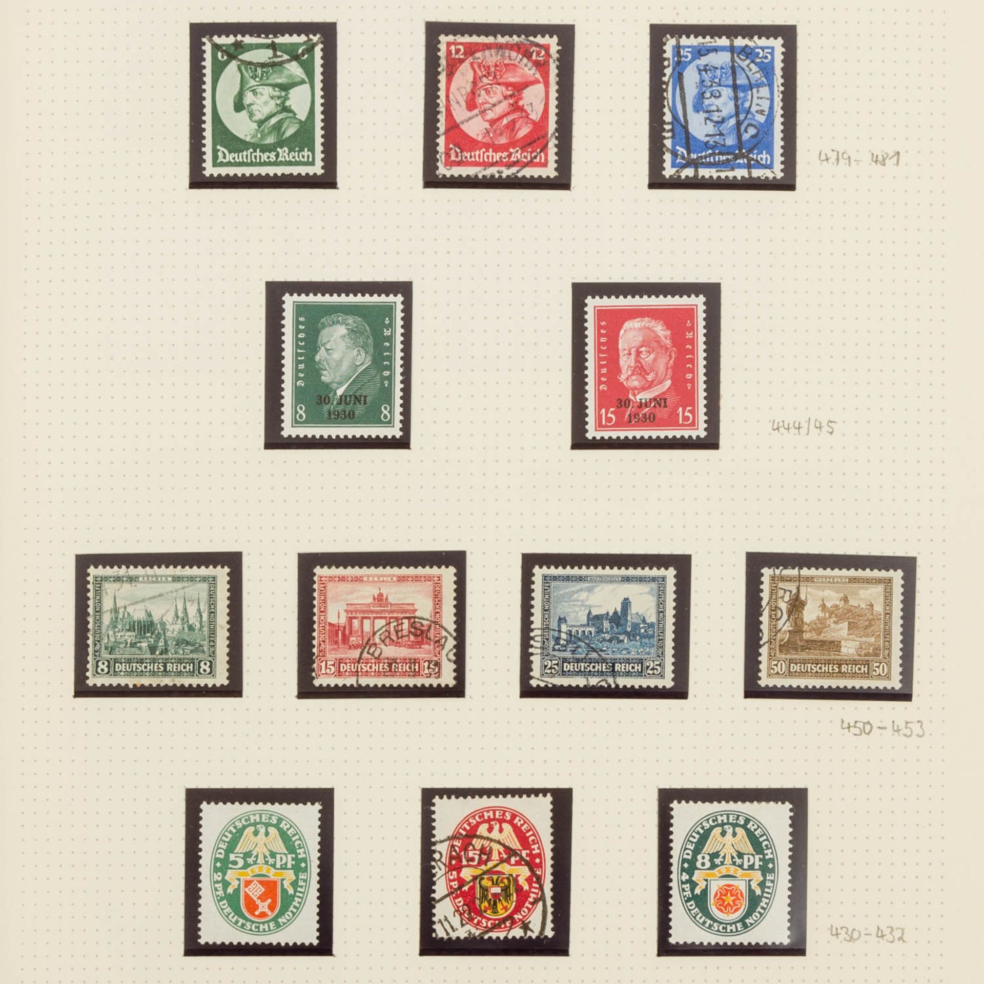 Deutsches Reich - ab Brustschilde bis 1945 - Bild 3 aus 6