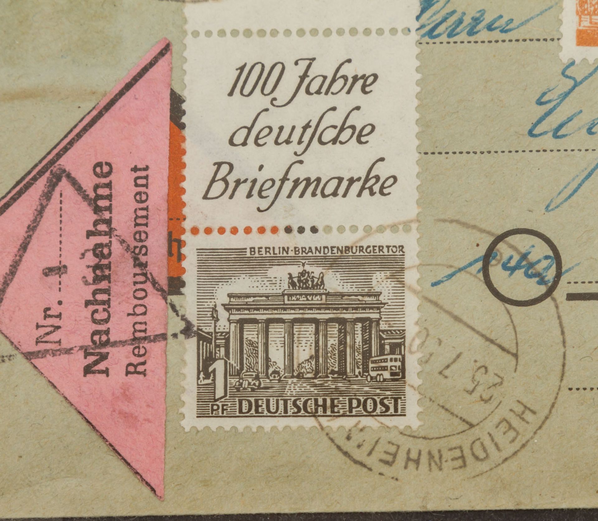 Berlin - Wohl portogerecht frankierter Briefumschlag, - Bild 3 aus 4