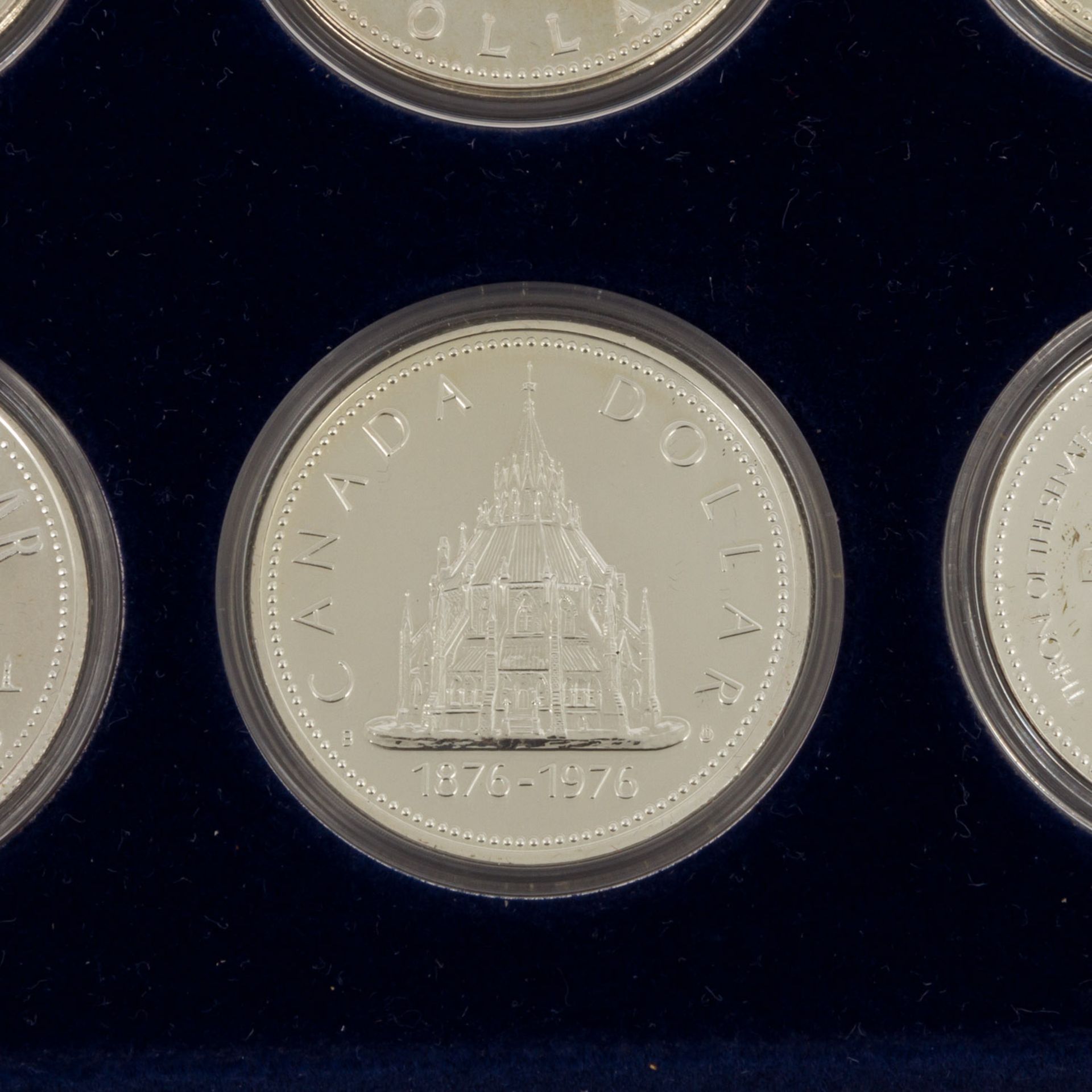 Kanada - Schatulle mit den offiziellen Silbergedenkmünzen, - Bild 4 aus 10