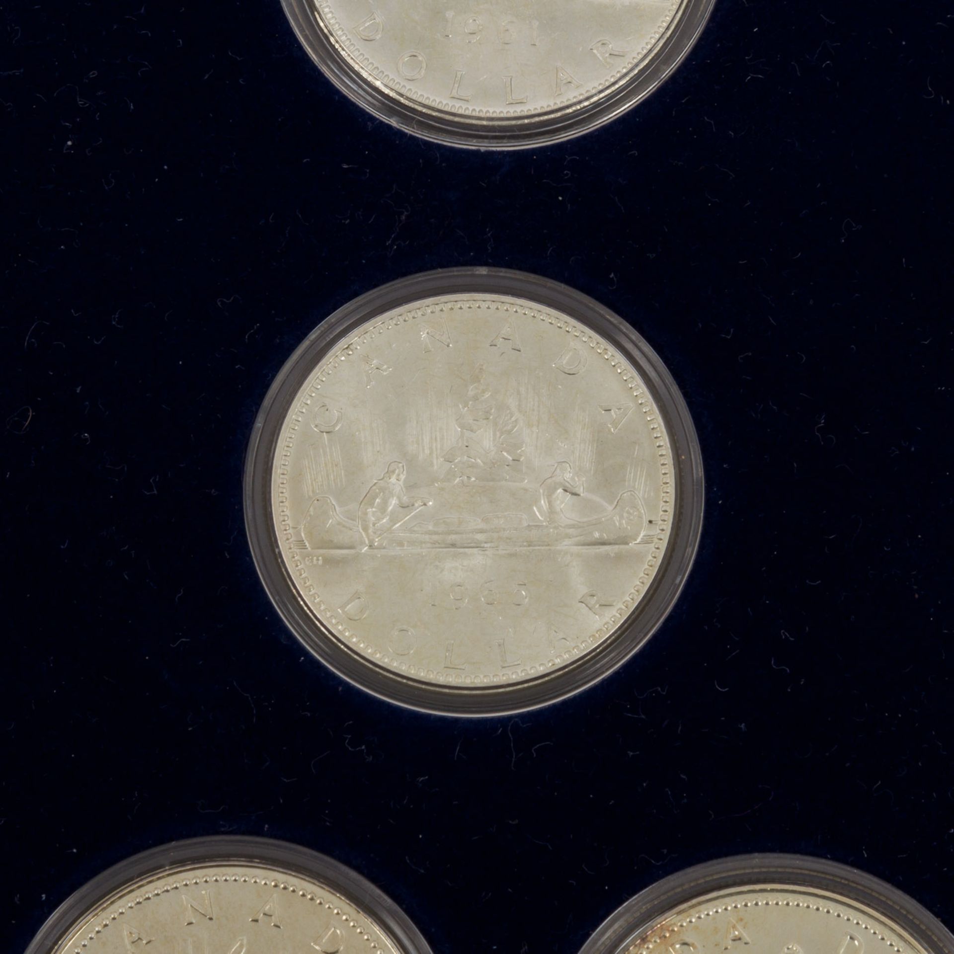 Kanada - Schatulle mit den offiziellen Silbergedenkmünzen, - Bild 3 aus 10
